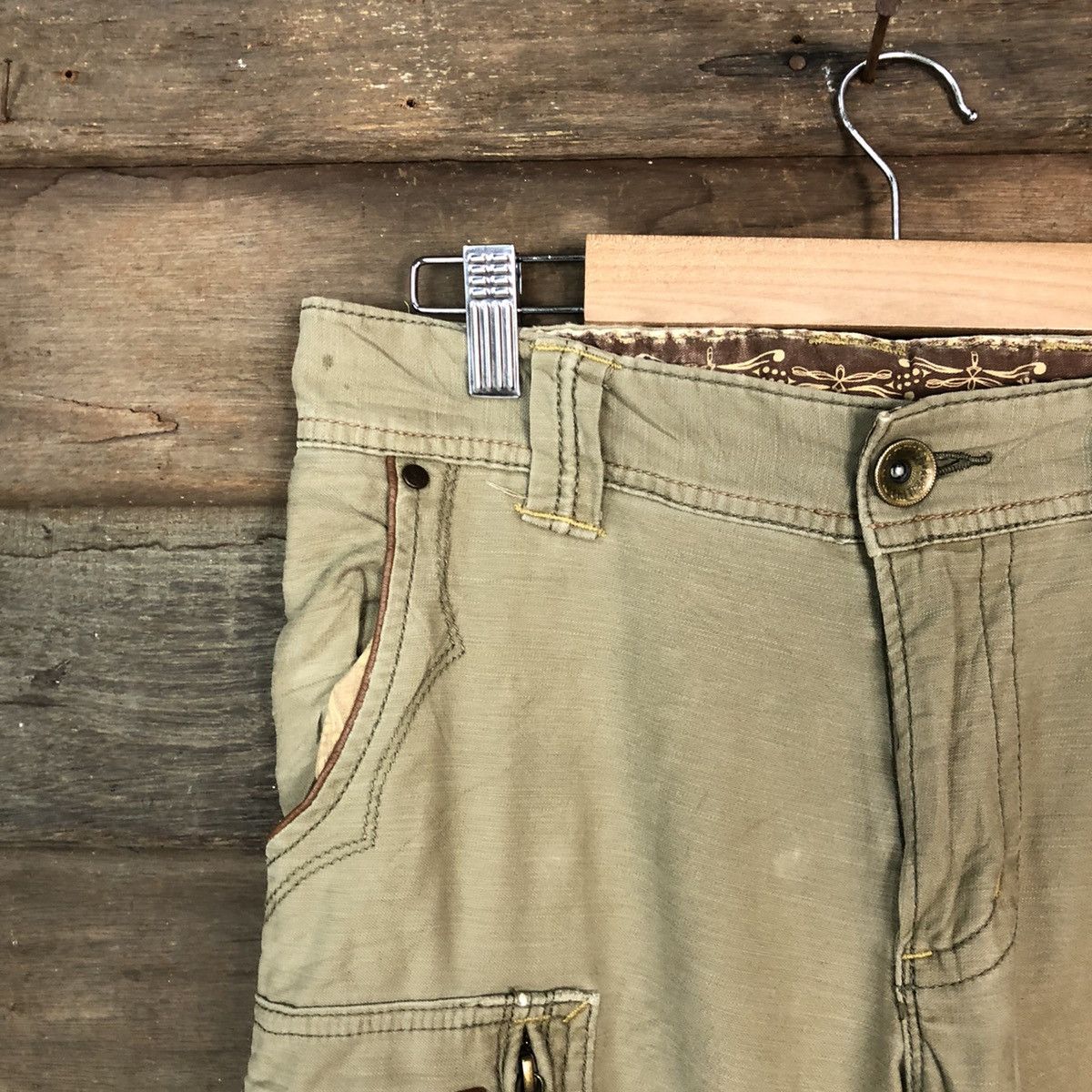 Edwin Edwin Brown Cargo utility Multipocket Pants #H447 Size US 30 / EU 46 - 4 Thumbnail
