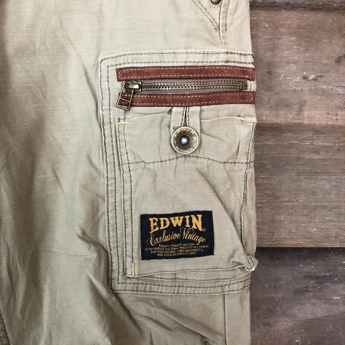 Edwin Edwin Brown Cargo utility Multipocket Pants #H447 Size US 30 / EU 46 - 10 Thumbnail