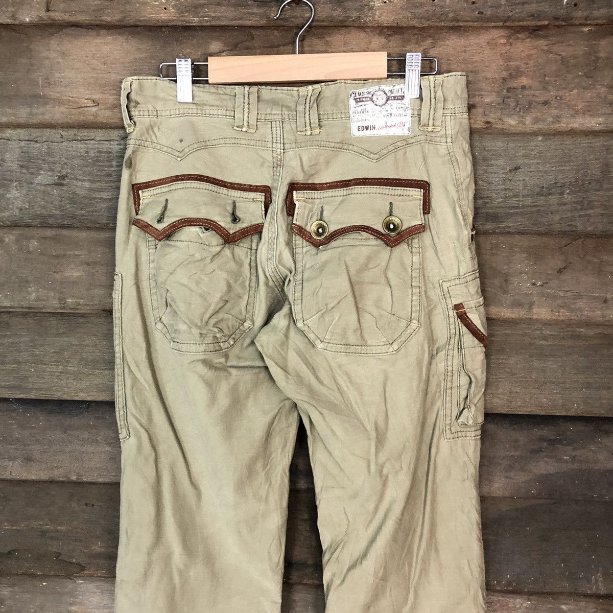 Edwin Edwin Brown Cargo utility Multipocket Pants #H447 Size US 30 / EU 46 - 12 Thumbnail