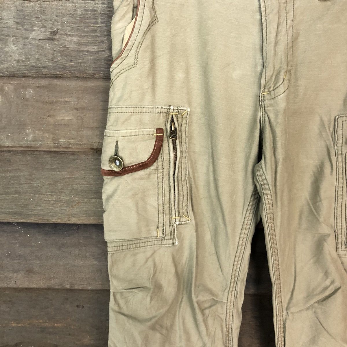 Edwin Edwin Brown Cargo utility Multipocket Pants #H447 Size US 30 / EU 46 - 6 Thumbnail