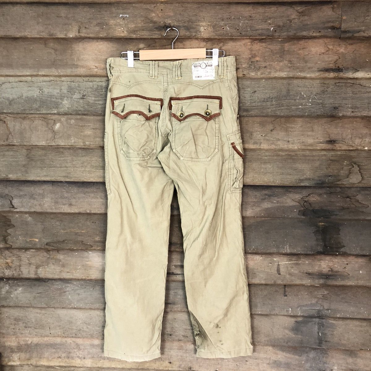 Edwin Edwin Brown Cargo utility Multipocket Pants #H447 Size US 30 / EU 46 - 11 Thumbnail
