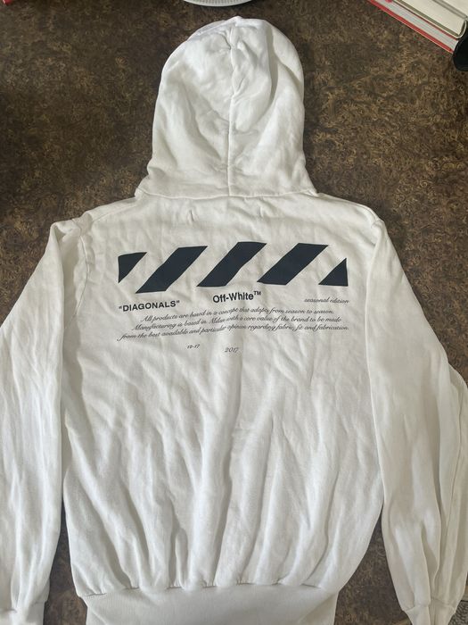 Off white hoodie 2017 hot sale