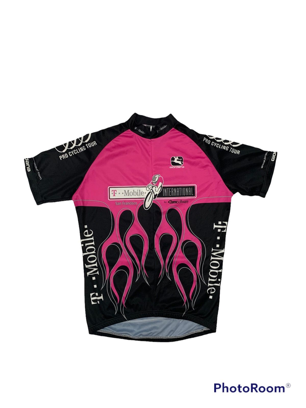 Sports Specialties Giordana T Mobile Bicycle Jersey Pro Cycling Tour Size US L / EU 52-54 / 3 - 1 Thumbnail