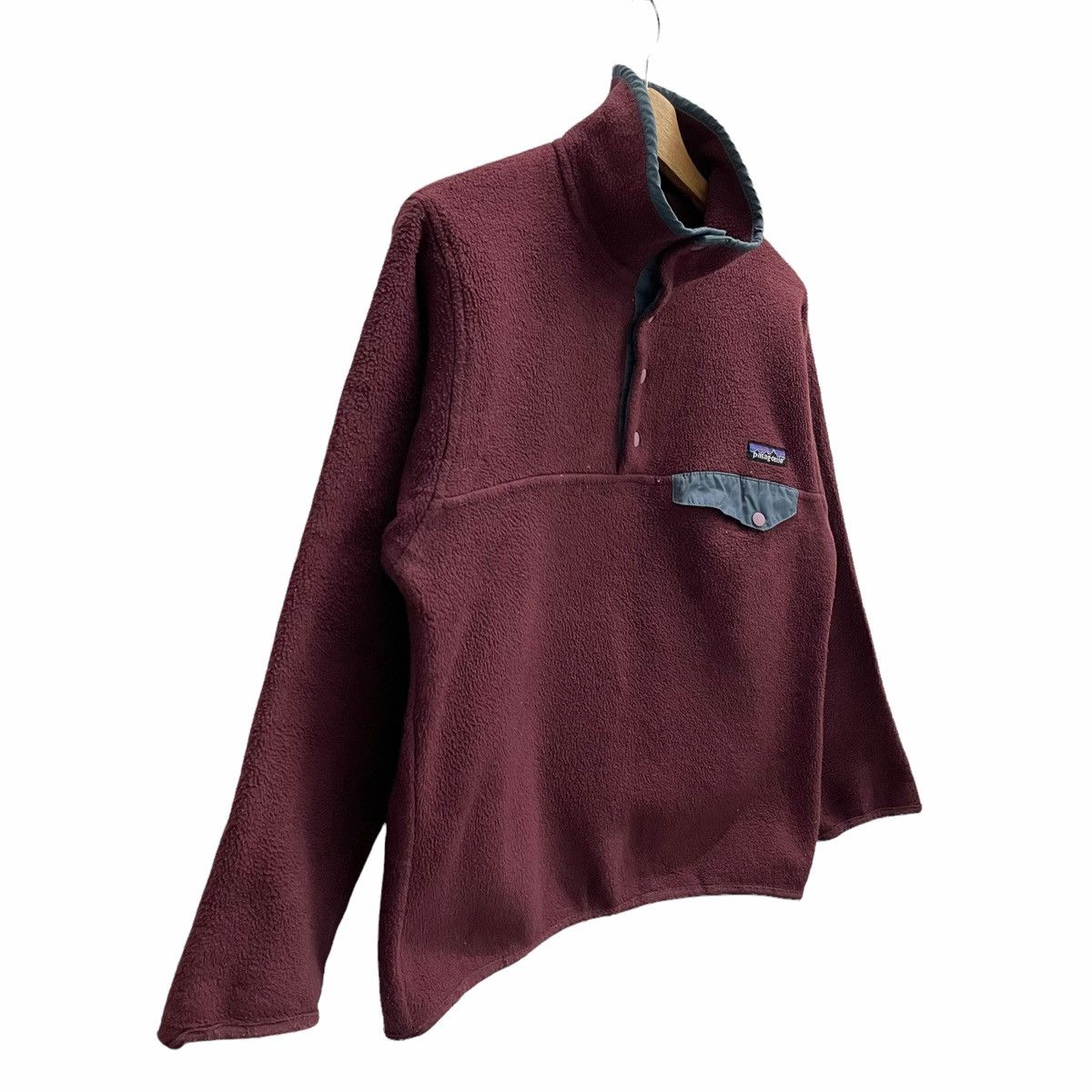 Patagonia × Vintage 💥90s PATAGONIA FLEECE SNAP BUTTON SWEATER Size US S / EU 44-46 / 1 - 3 Thumbnail