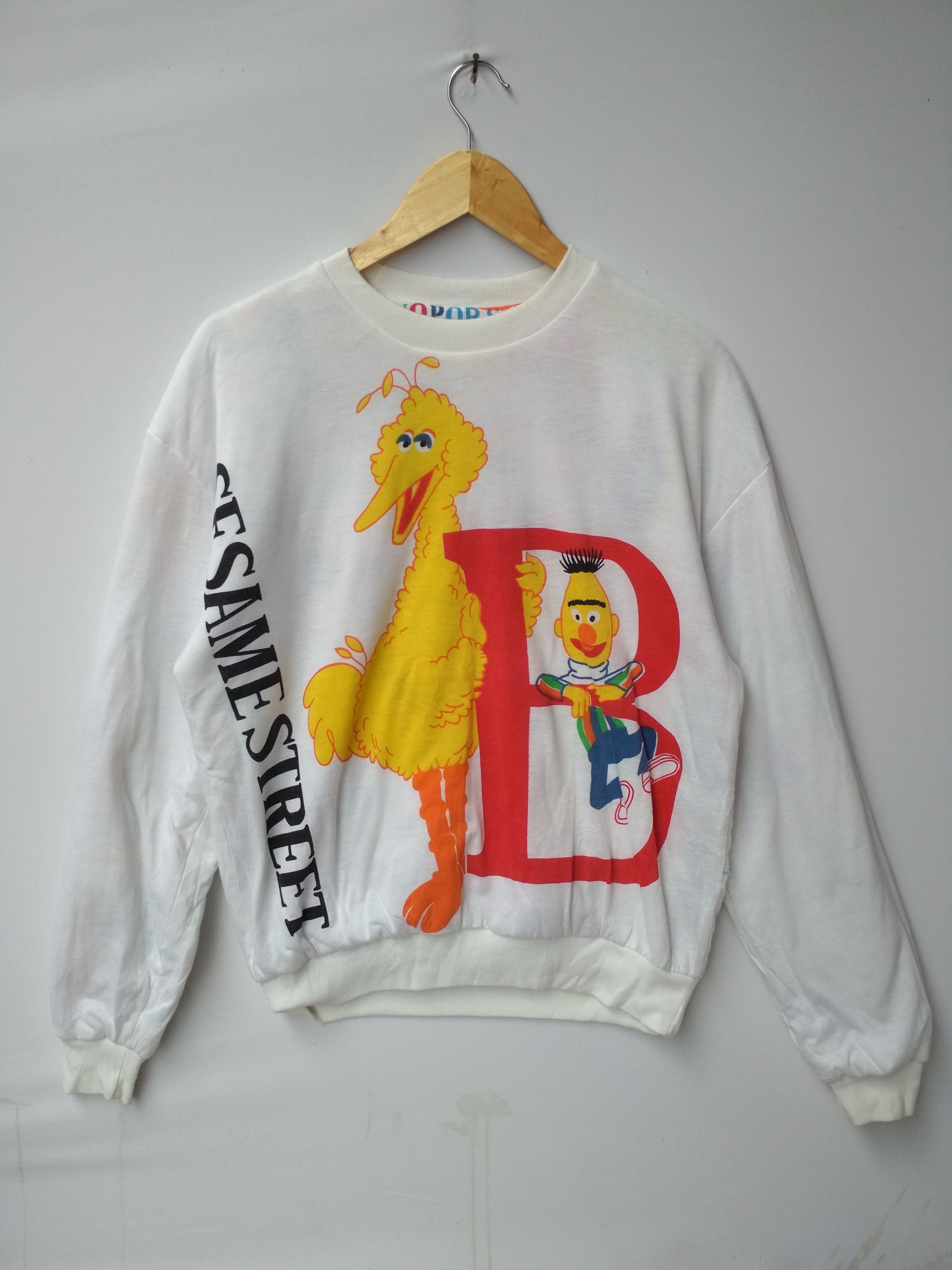 Cartoon Network SESAME STREET REVERSIBLE FULL PRINT RARE SWEATSHIRT Size US M / EU 48-50 / 2 - 3 Thumbnail