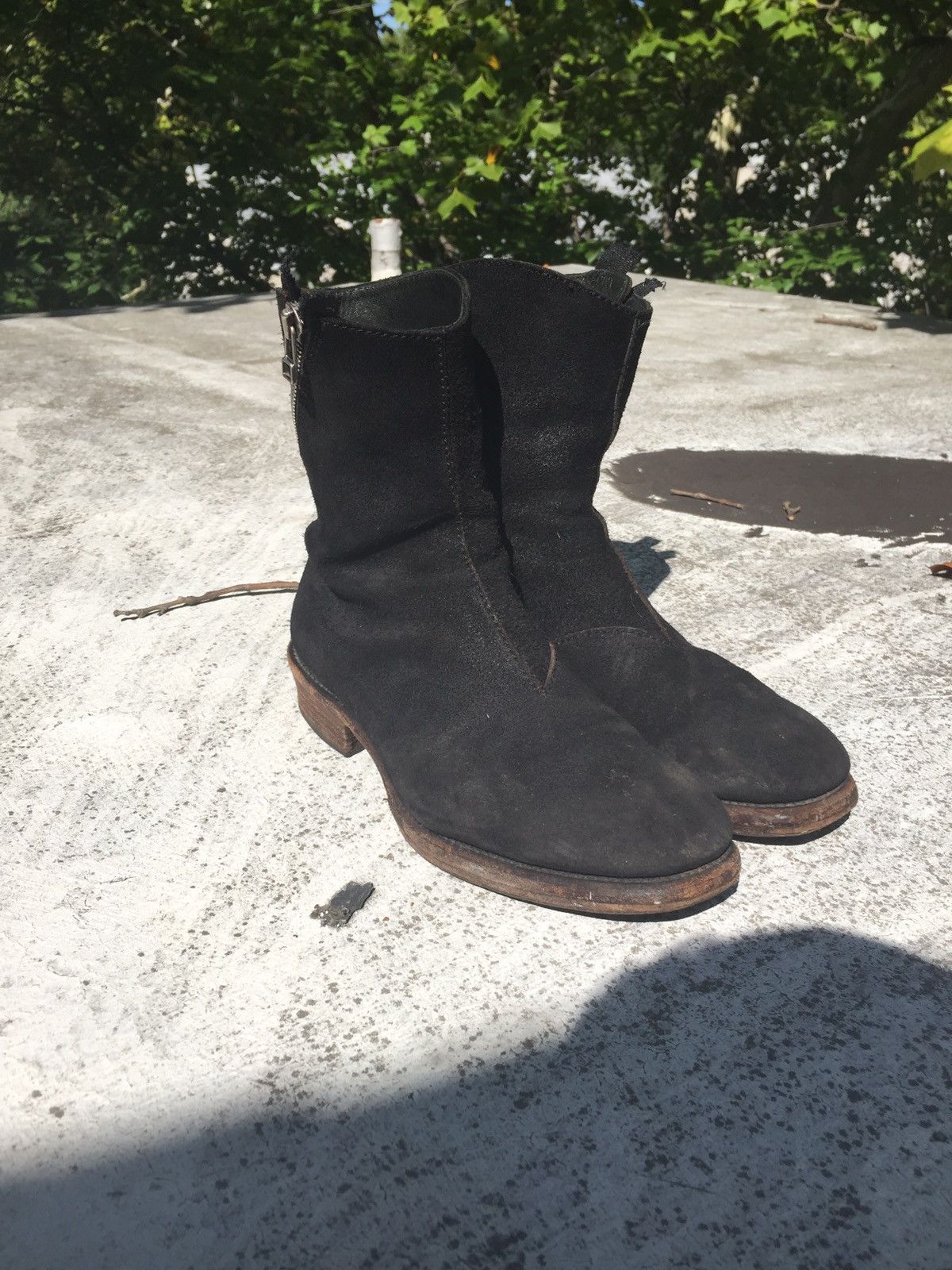 Julius × SIVA Julius X Siva Spiral Zip Boots | Grailed