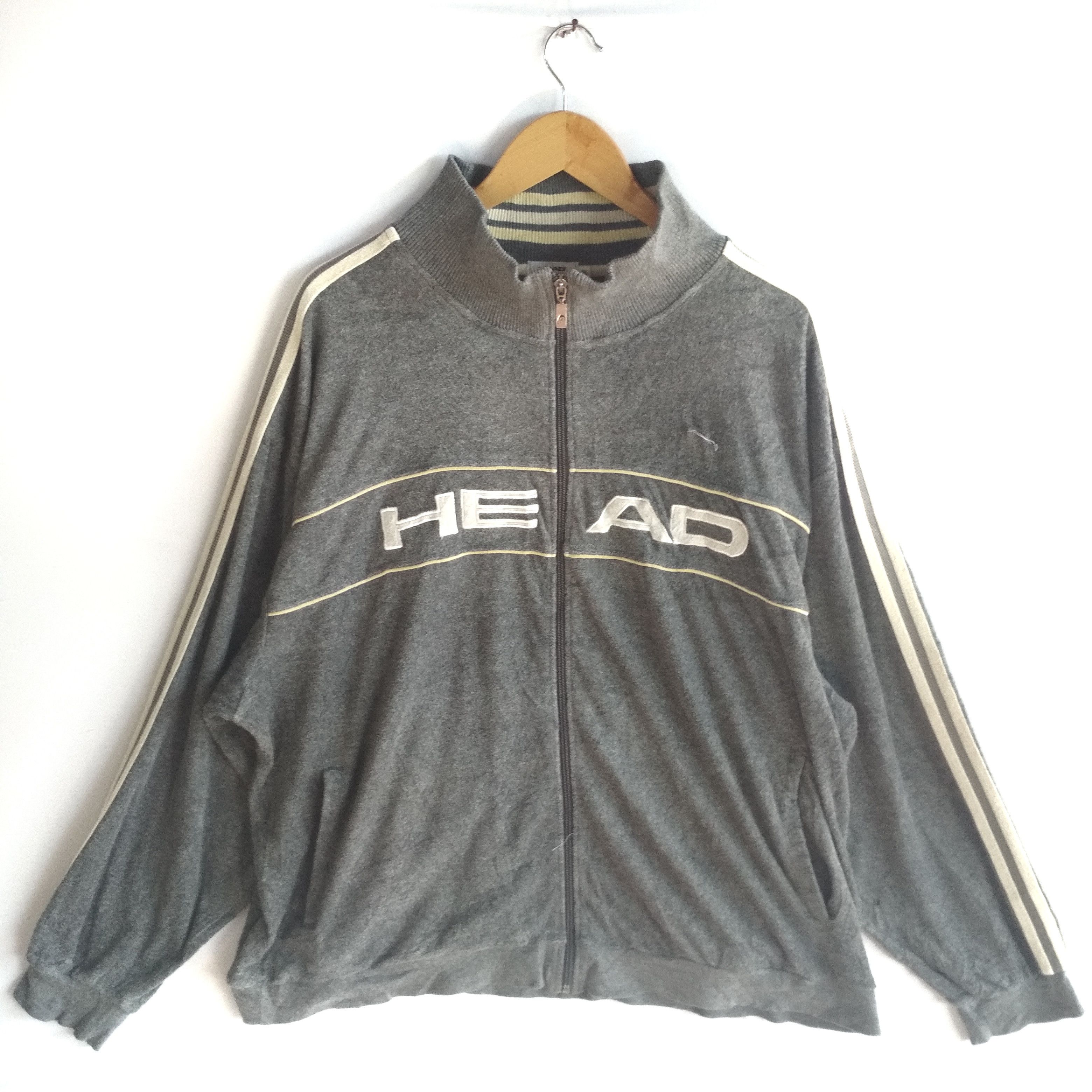 Other HEAD FULL ZIPPER BIG EMBROIDERED SPELL OUT LOGO SWEATSHIRT Size US XXL / EU 58 / 5 - 1 Thumbnail