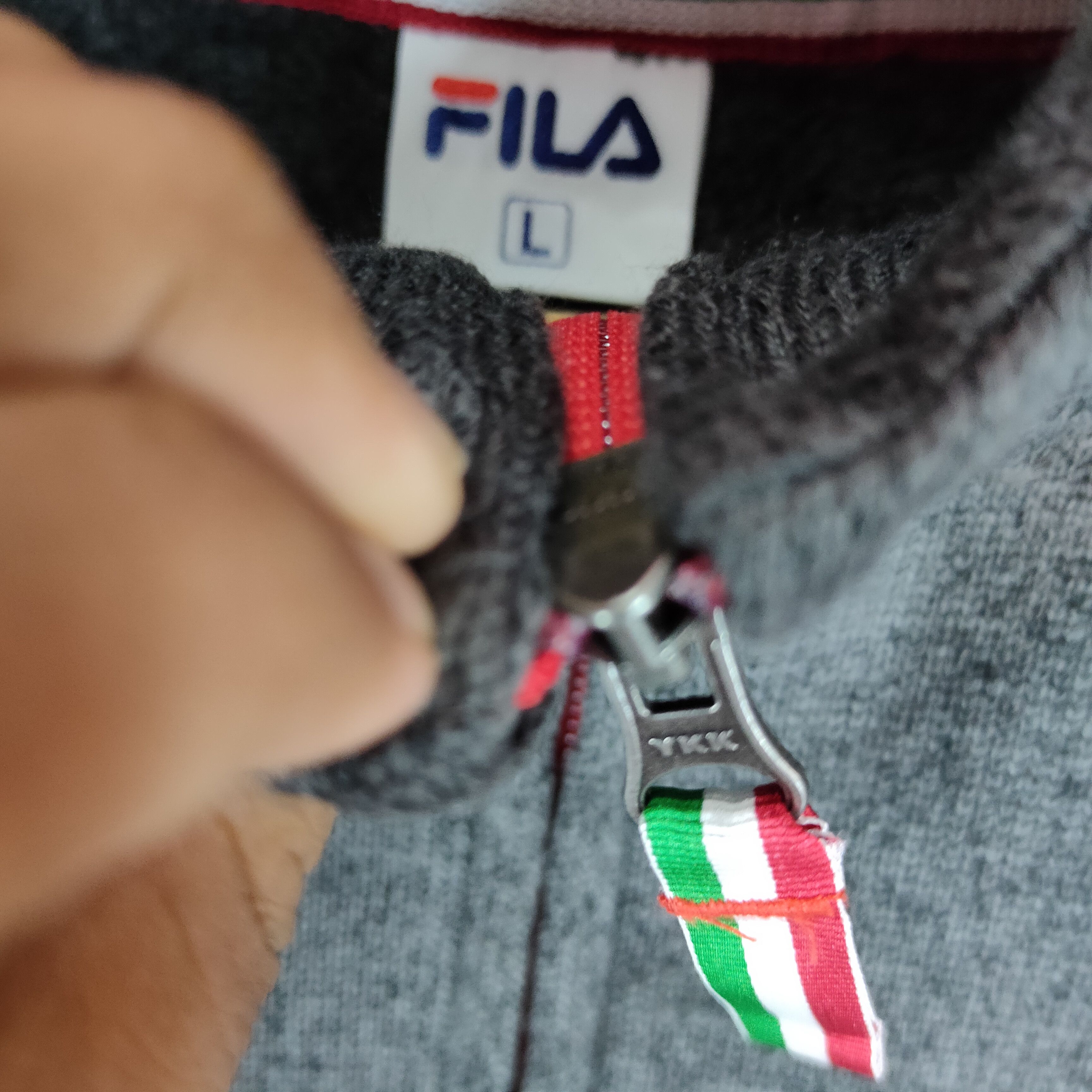 Fila × Japanese Brand FILA Hoodie Full Zipper Spellout Medium Size Sweater Size US M / EU 48-50 / 2 - 6 Thumbnail