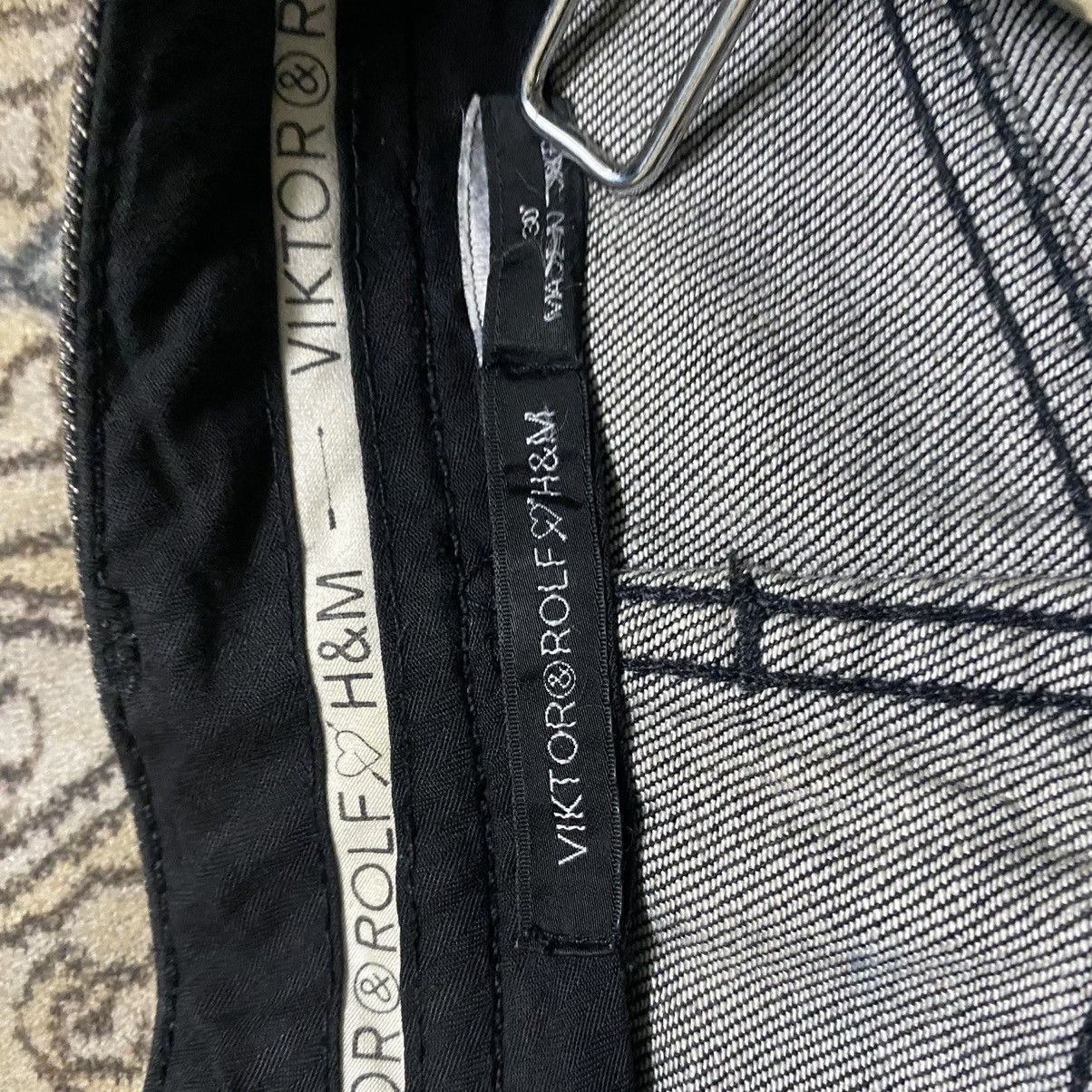 Viktor & Rolf VIKTOR&ROLF Black Denim Jeans Size US 30 / EU 46 - 19 Thumbnail