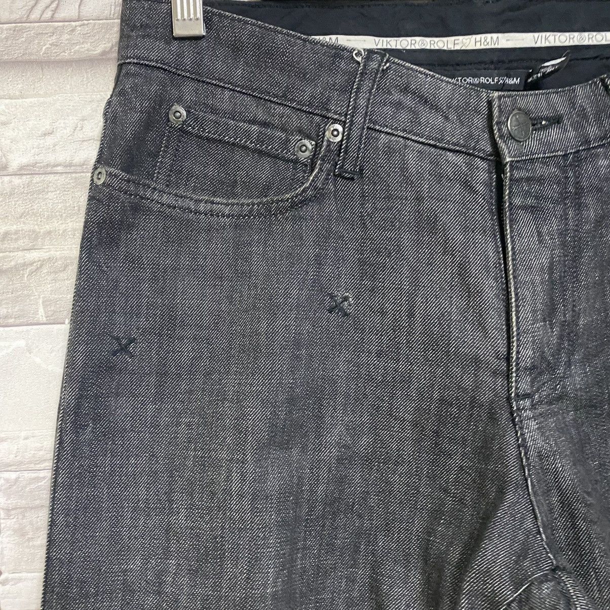 Viktor & Rolf VIKTOR&ROLF Black Denim Jeans Size US 30 / EU 46 - 6 Thumbnail