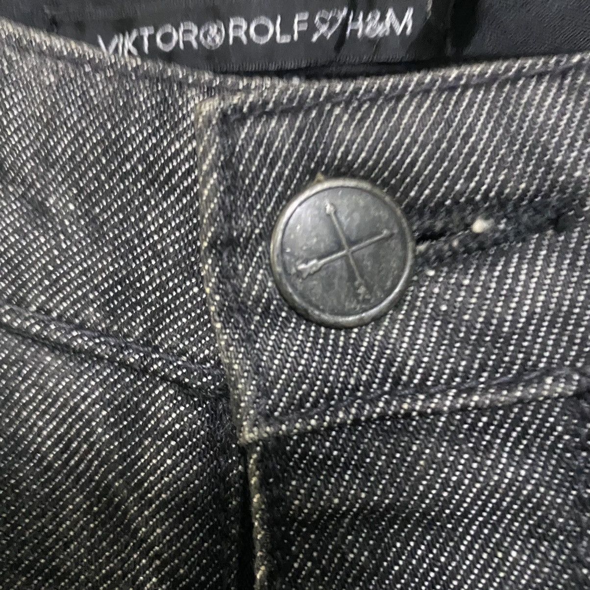 Viktor & Rolf VIKTOR&ROLF Black Denim Jeans Size US 30 / EU 46 - 9 Thumbnail