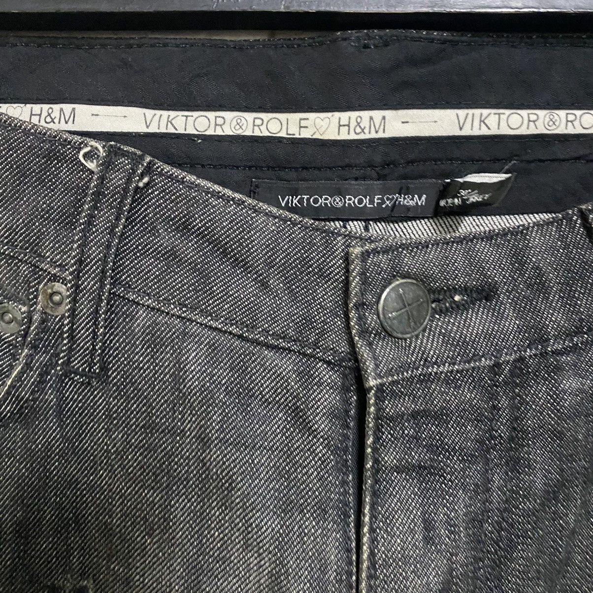 Viktor & Rolf VIKTOR&ROLF Black Denim Jeans Size US 30 / EU 46 - 8 Thumbnail