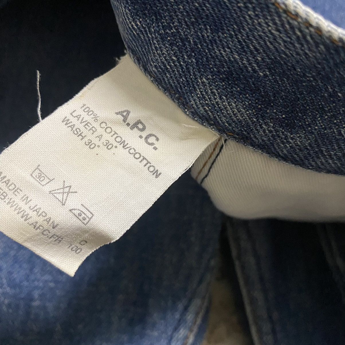 A.P.C. APC Distressed Denim Jeans Size US 29 - 17 Thumbnail