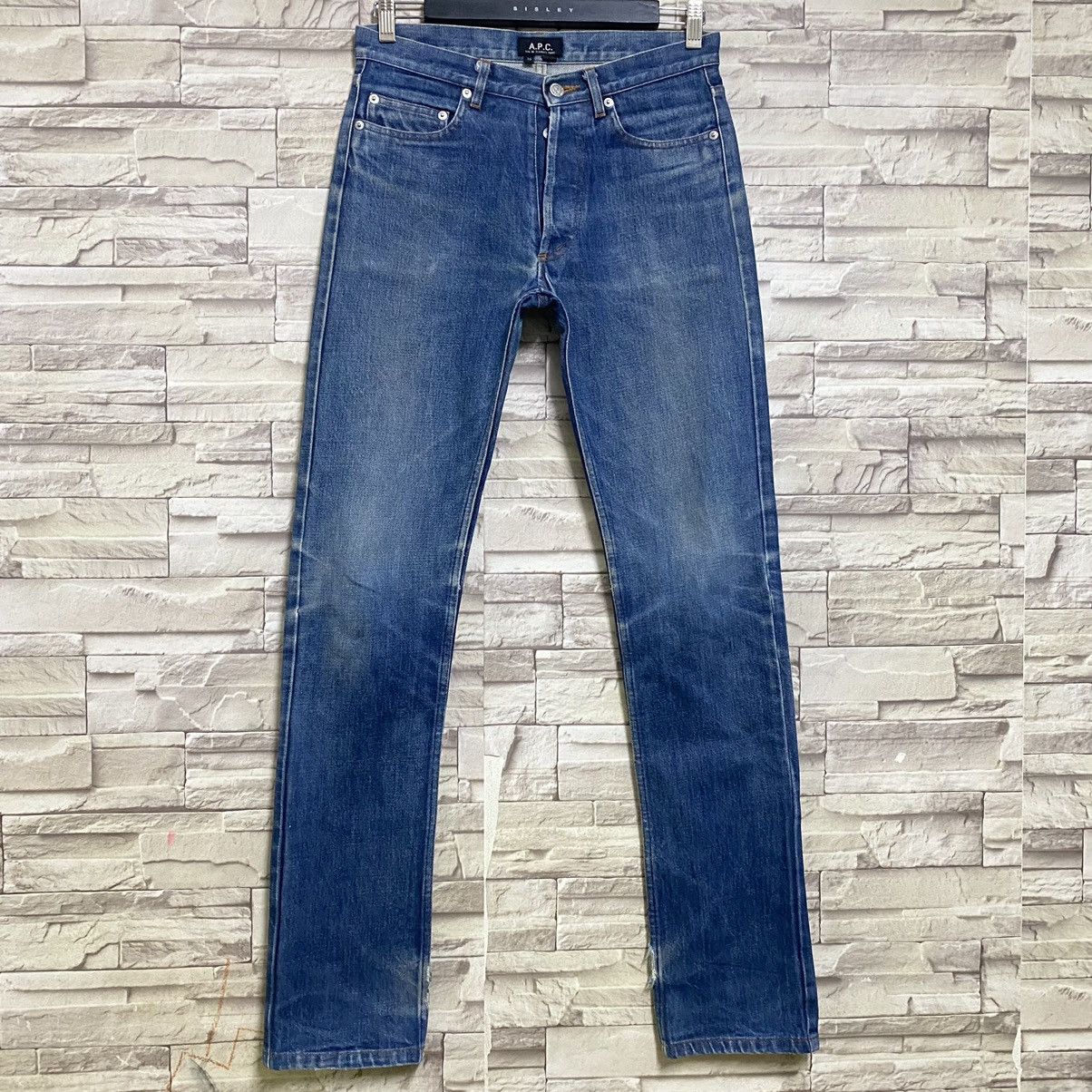 A.P.C. APC Distressed Denim Jeans Size US 29 - 3 Thumbnail