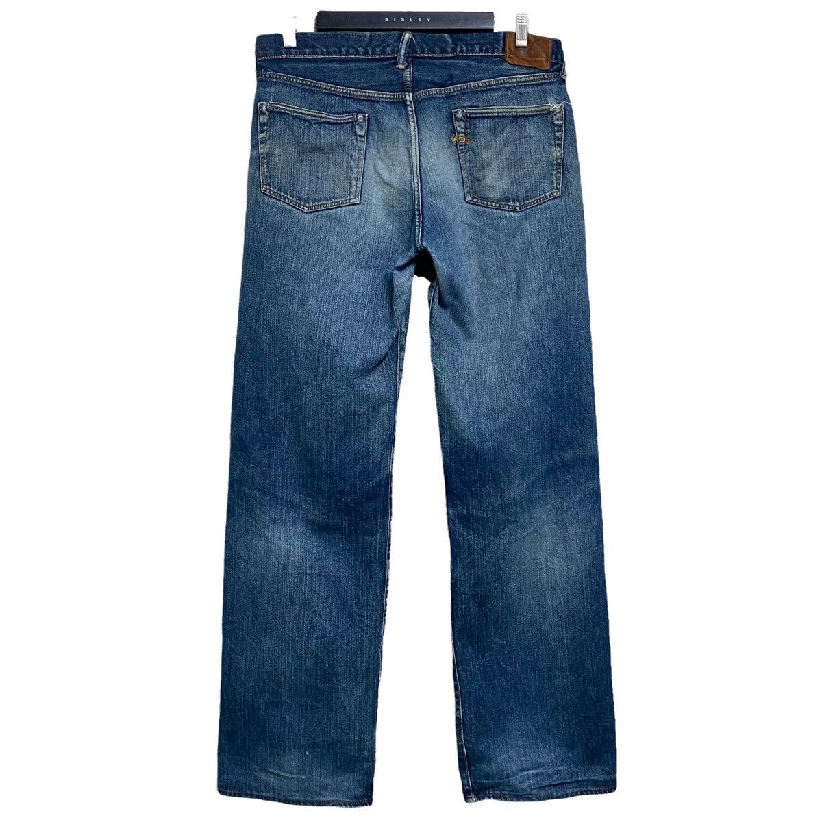 45rpm Vintage 45rpm Distressed Denim Jeans 34x33 Made in Japan Size US 34 / EU 50 - 2 Thumbnail