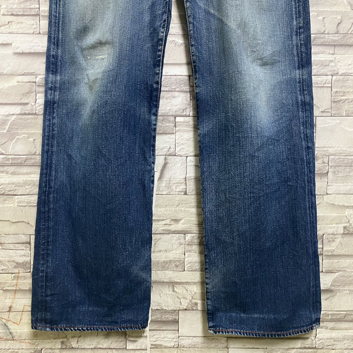45rpm Vintage 45rpm Distressed Denim Jeans 34x33 Made in Japan Size US 34 / EU 50 - 5 Thumbnail