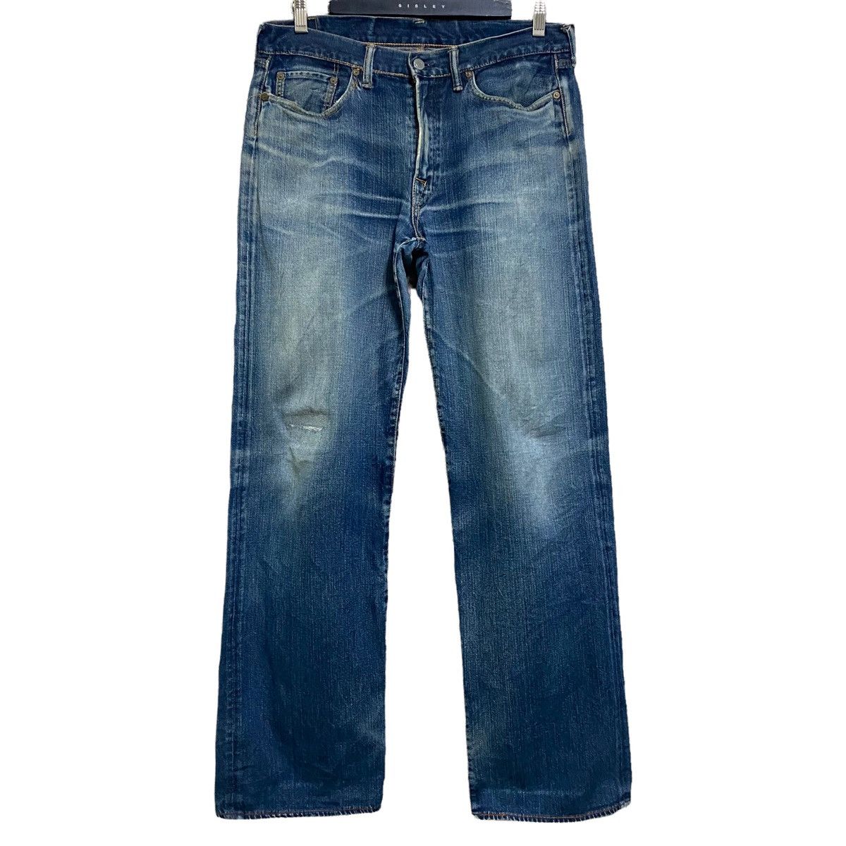45rpm Vintage 45rpm Distressed Denim Jeans 34x33 Made in Japan Size US 34 / EU 50 - 1 Thumbnail