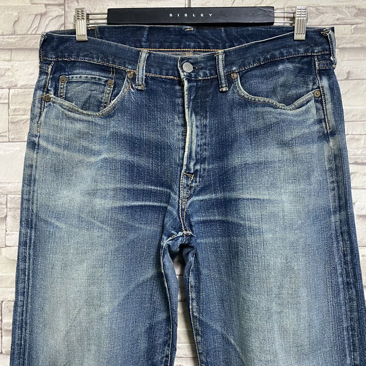 45rpm Vintage 45rpm Distressed Denim Jeans 34x33 Made in Japan Size US 34 / EU 50 - 4 Thumbnail