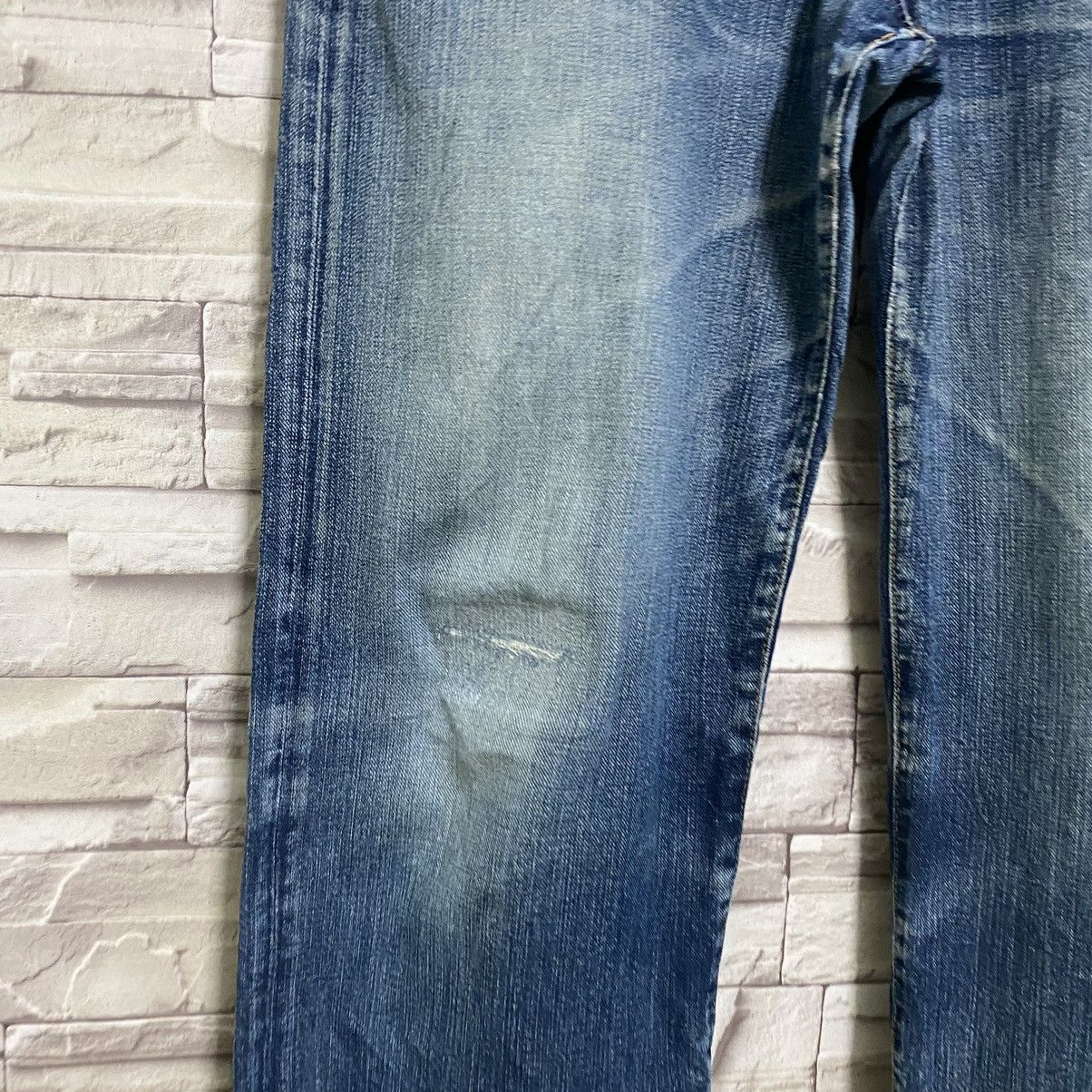 45rpm Vintage 45rpm Distressed Denim Jeans 34x33 Made in Japan Size US 34 / EU 50 - 6 Thumbnail