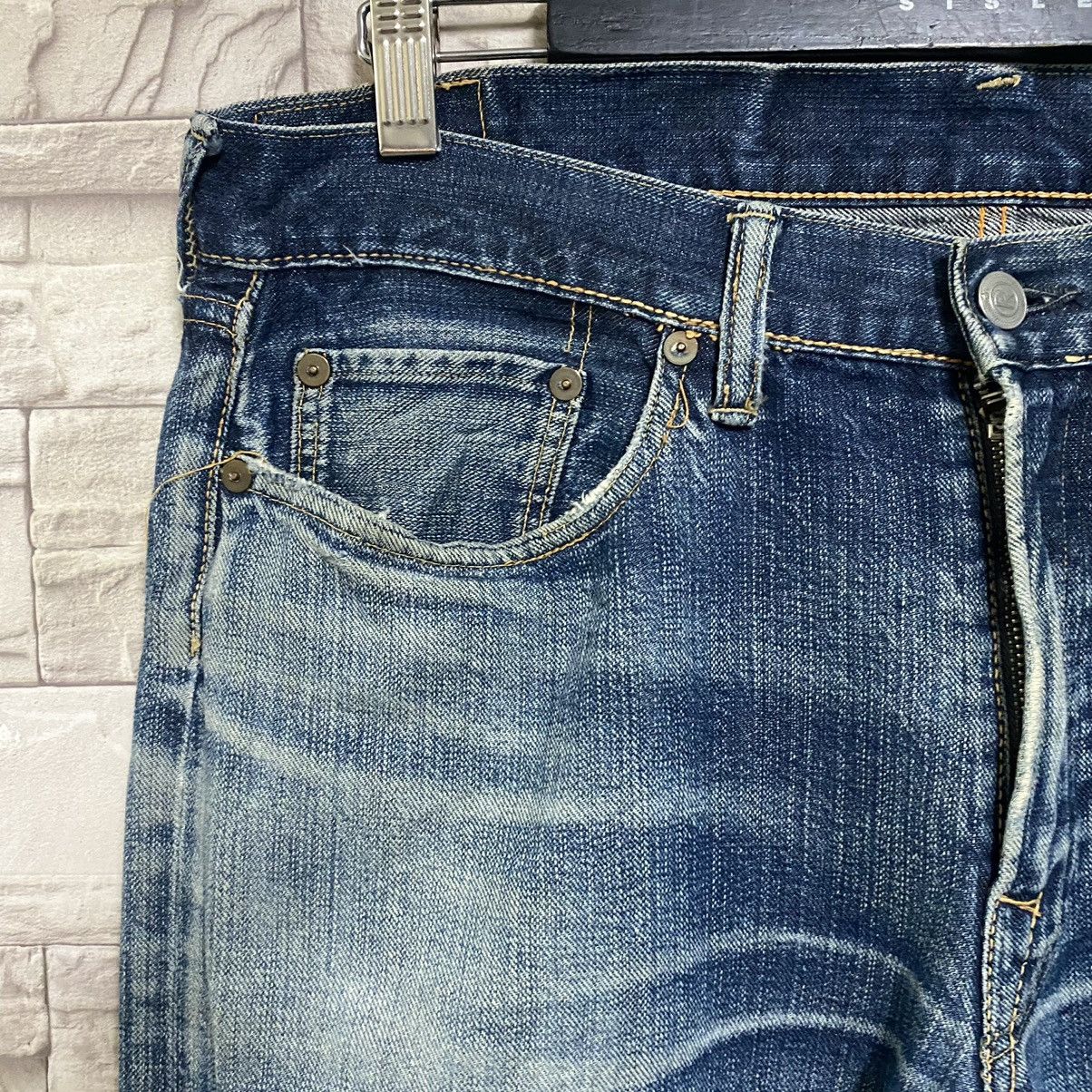 45rpm Vintage 45rpm Distressed Denim Jeans 34x33 Made in Japan Size US 34 / EU 50 - 8 Thumbnail