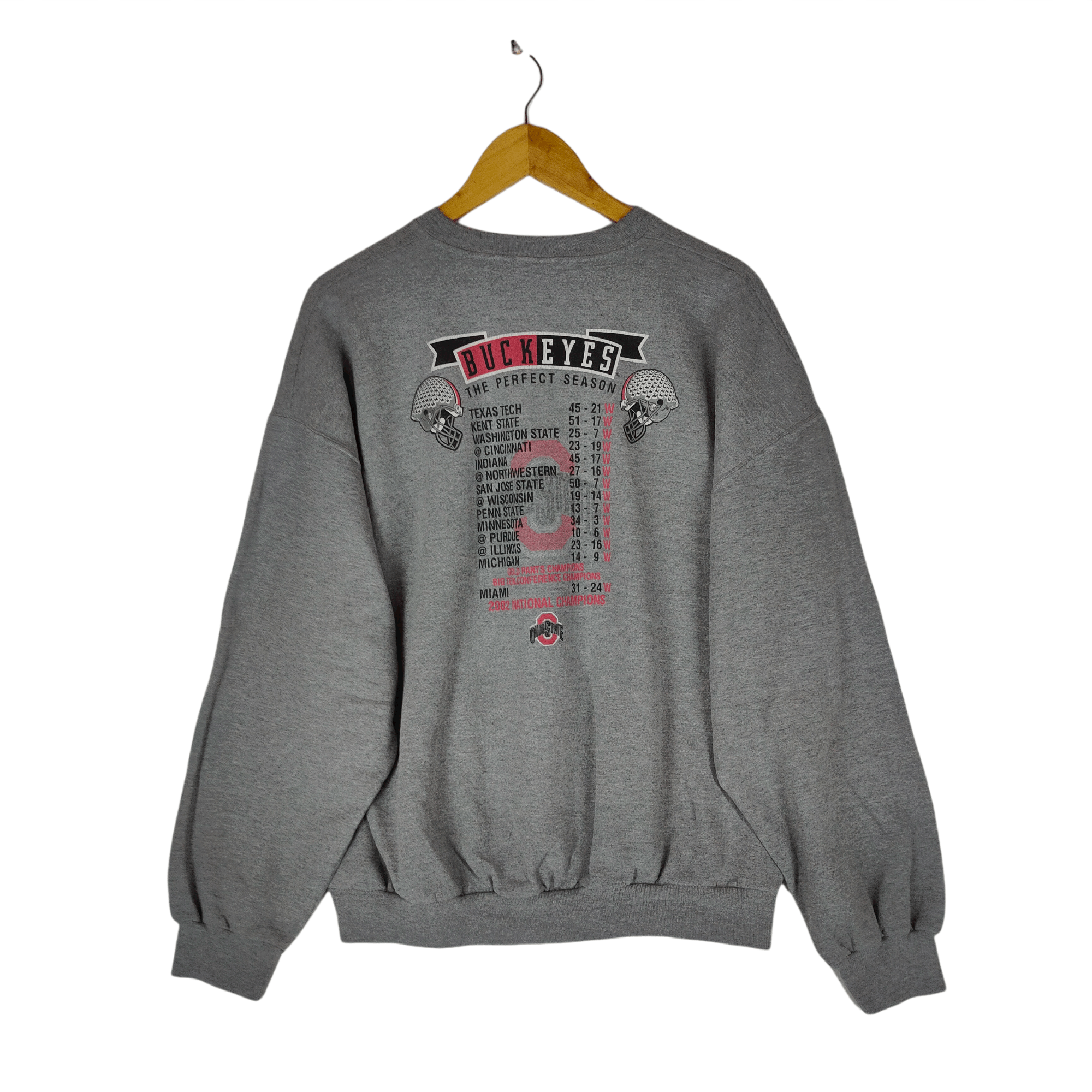 Vintage Vintage 2002 OHIO STATE National Champion Sweatshirt Size US XL / EU 56 / 4 - 2 Thumbnail