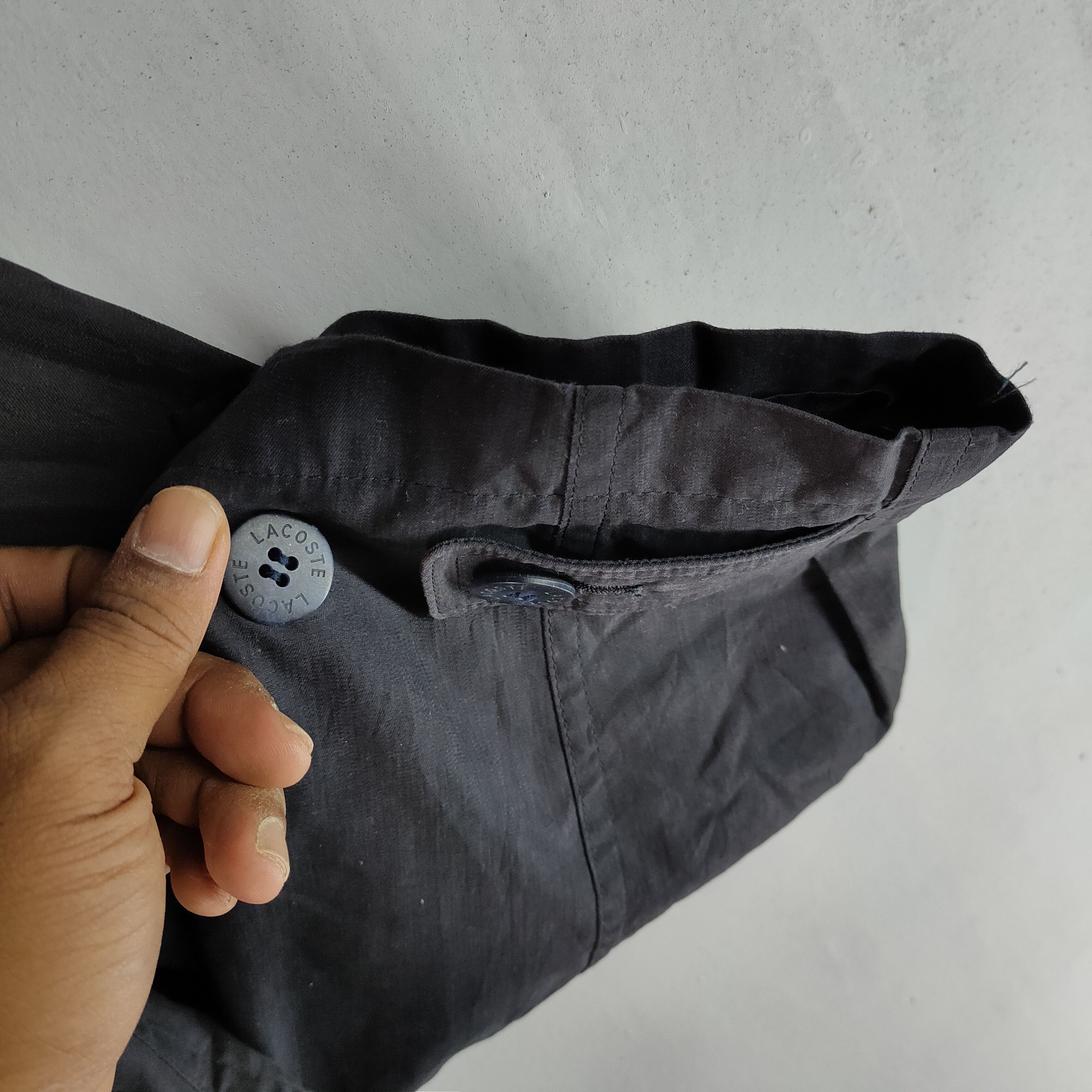 Lacoste LACOSTE Long Sleeve Fleece Inside Big Size Overcoat Size US L / EU 52-54 / 3 - 5 Thumbnail
