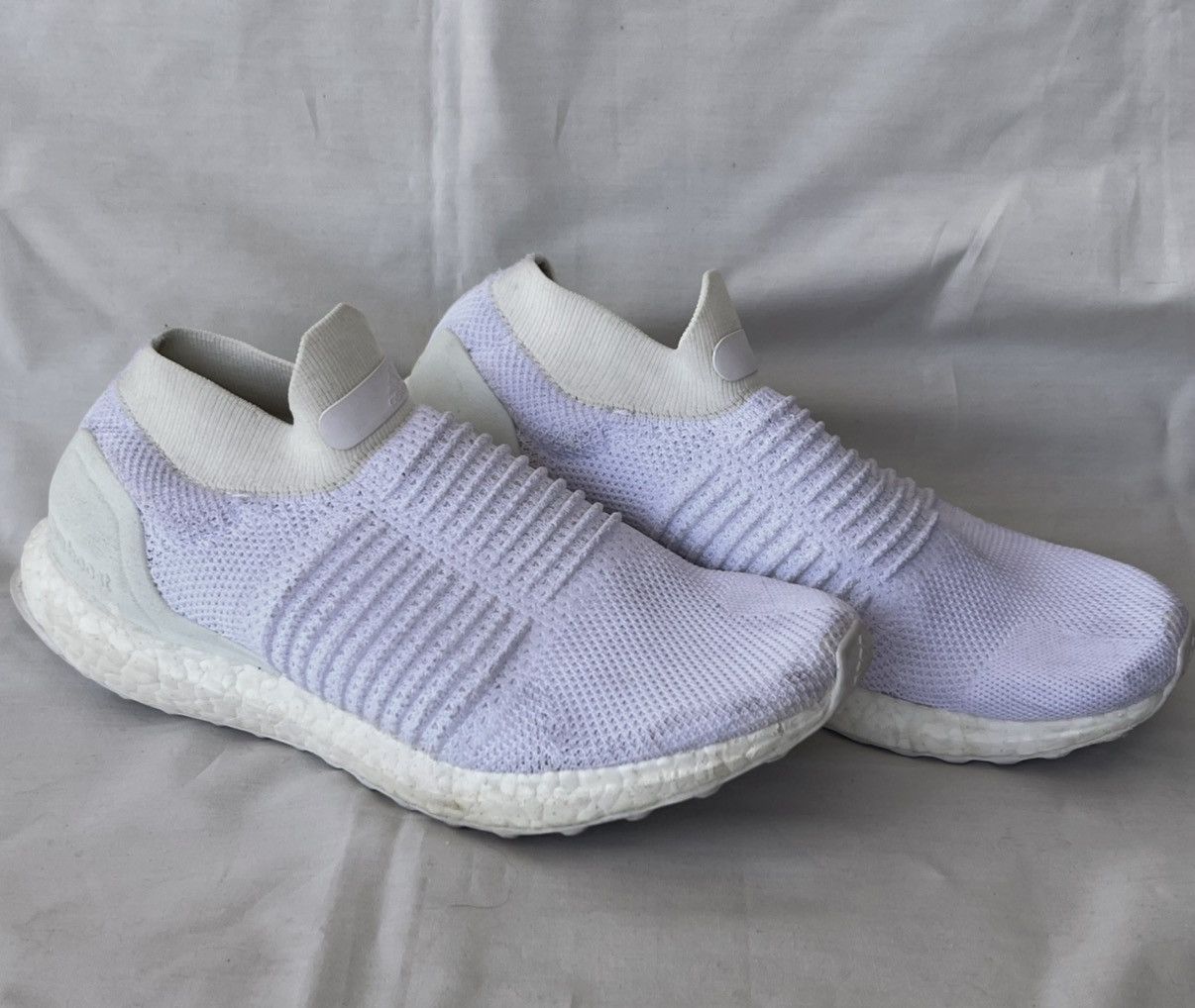 Adidas UltraBoost Laceless Triple White 2017 Grailed