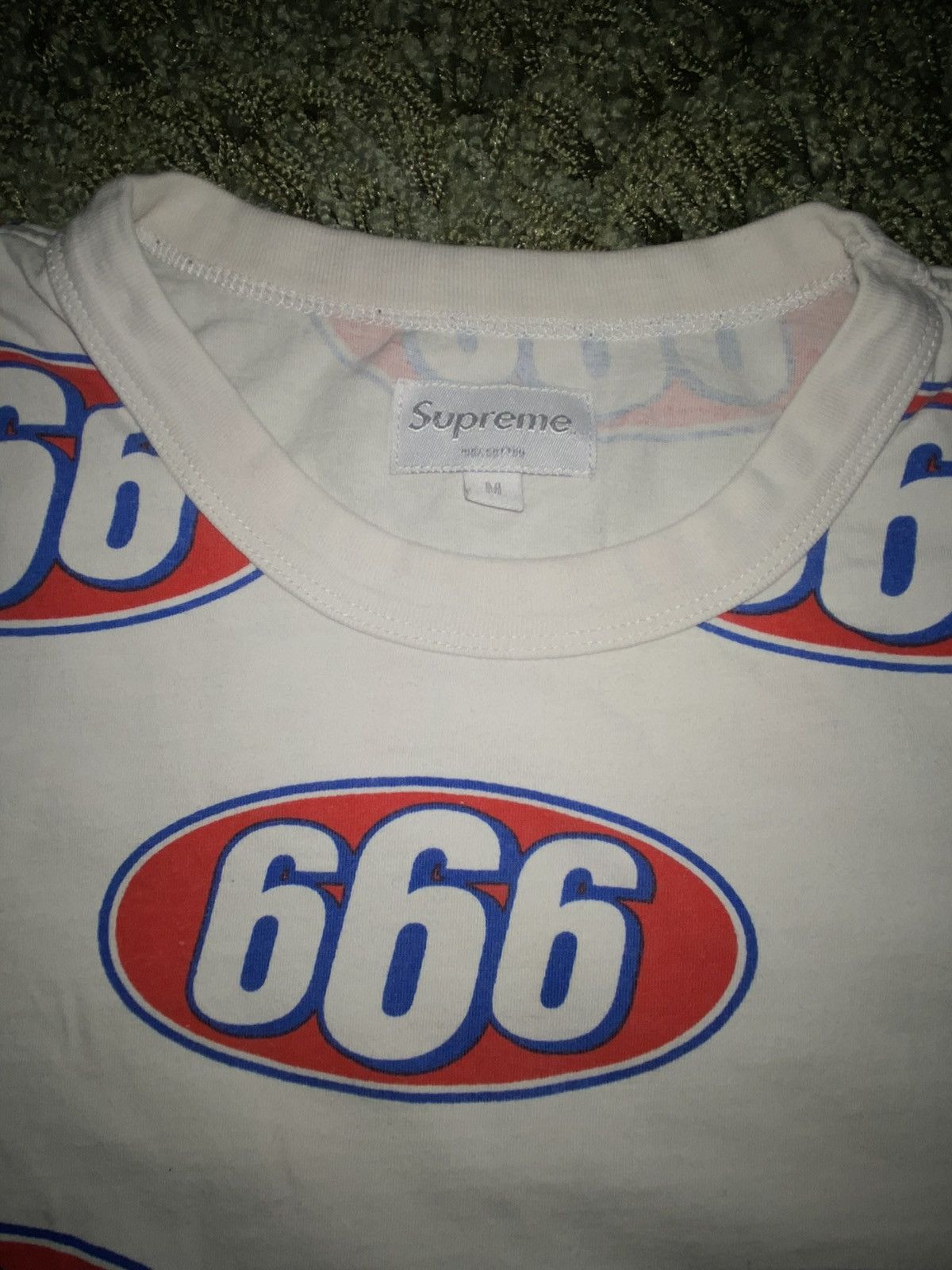 Supreme Supreme 666 tee Grailed