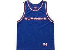Supreme rhinestone basketball jersey- L – Million Dollar Streetwear