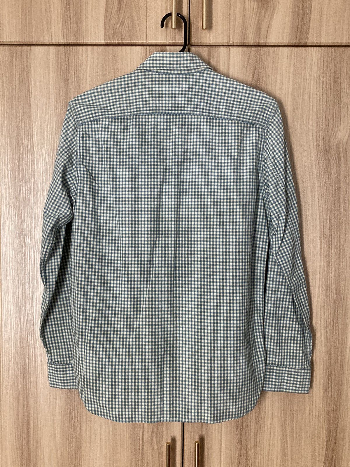 RRL Ralph Lauren Authentic RRL Double RL Collar Loop Checkers Shirt S Size US S / EU 44-46 / 1 - 4 Thumbnail