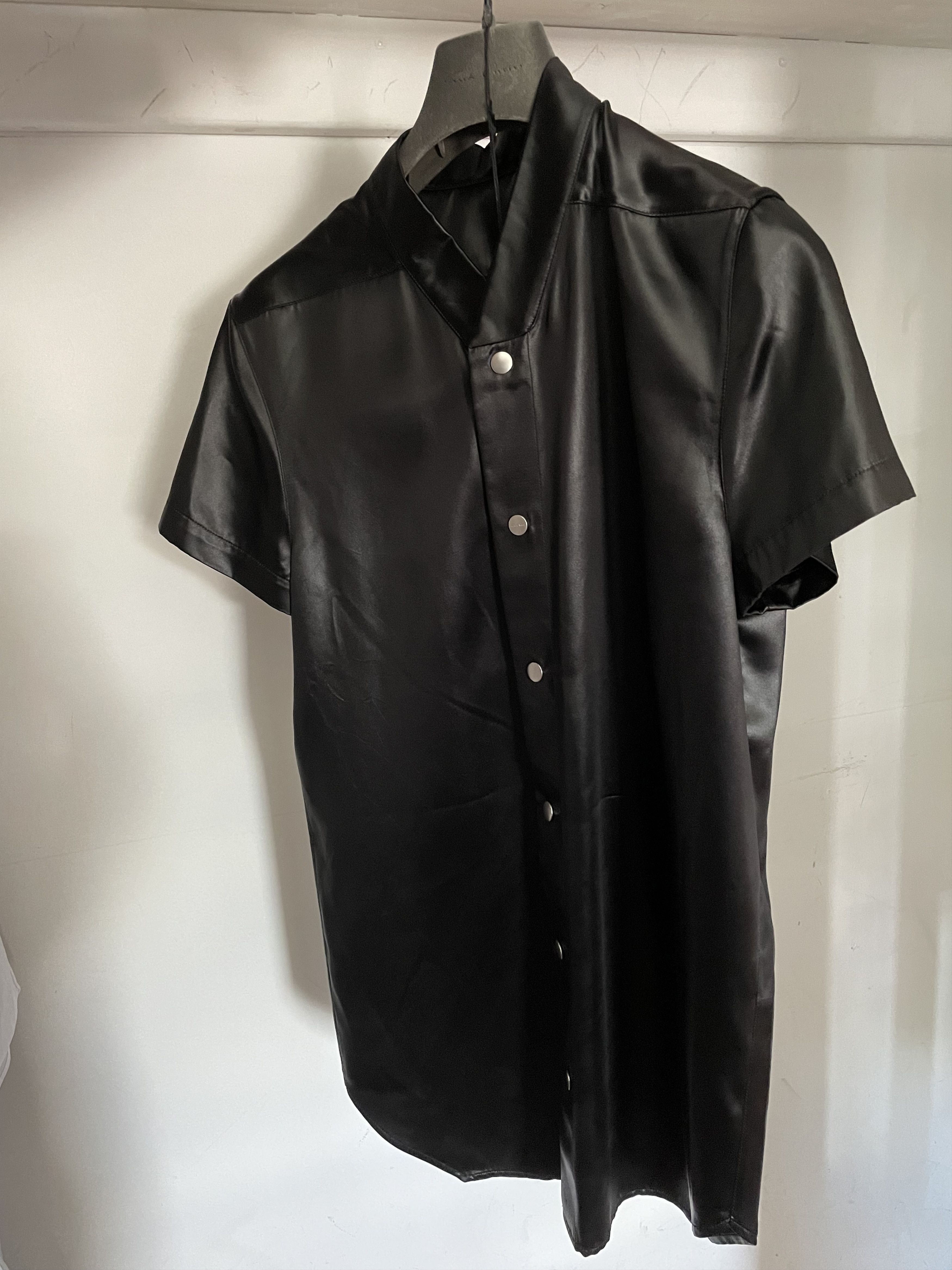 Rick Owens Liquid Latex Golf Shirt FW21 Size US S / EU 44-46 / 1 - 1 Thumbnail