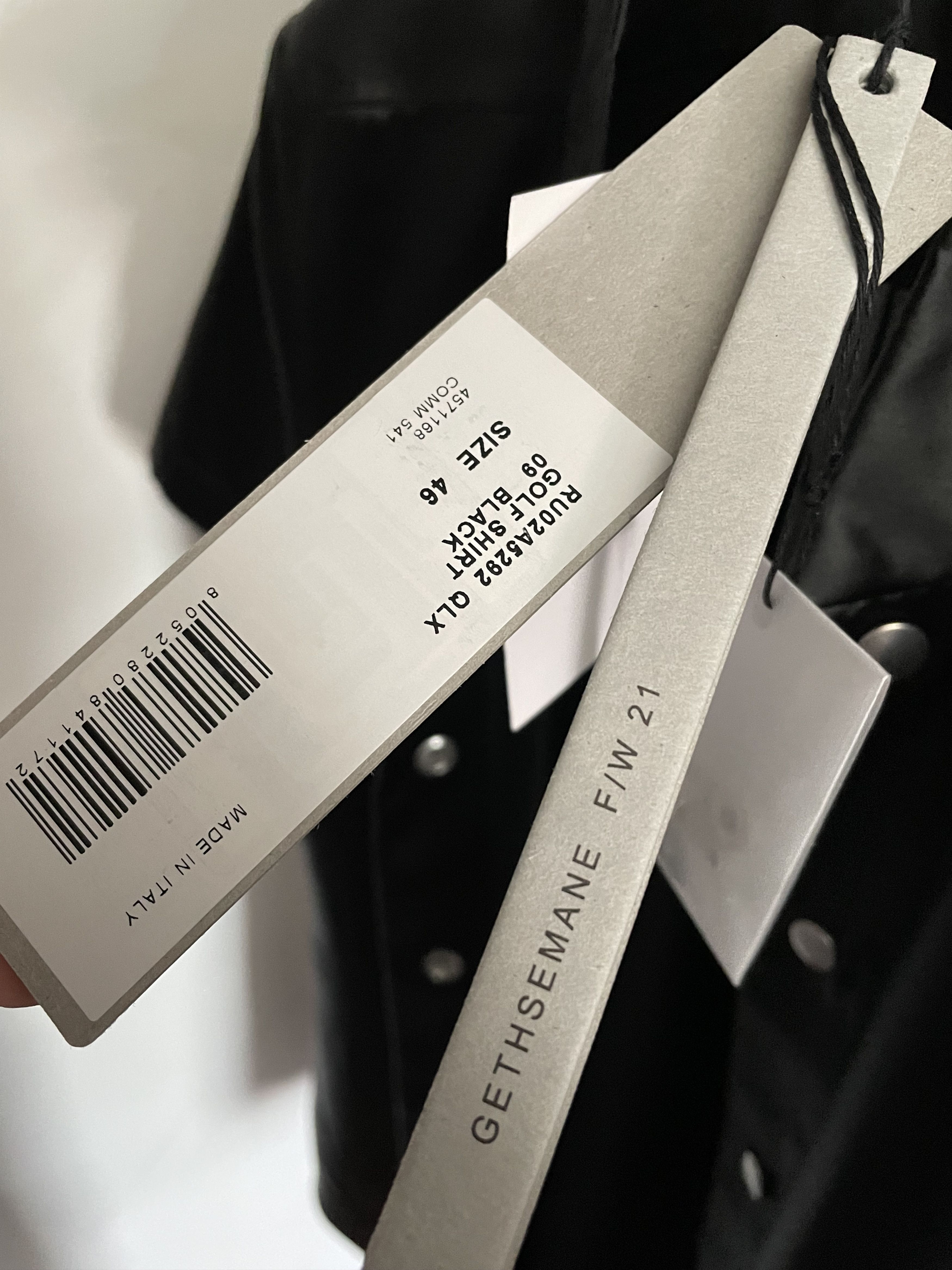 Rick Owens Liquid Latex Golf Shirt FW21 Size US S / EU 44-46 / 1 - 8 Thumbnail