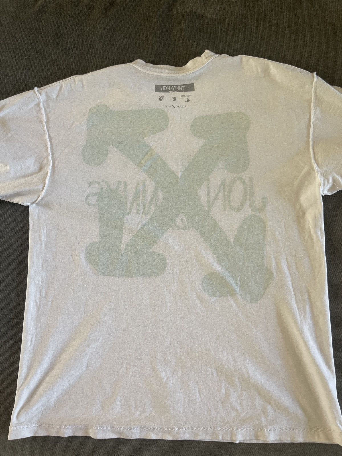Off-White Off White x Jon & Vinny’s tee Size US L / EU 52-54 / 3 - 7 Thumbnail