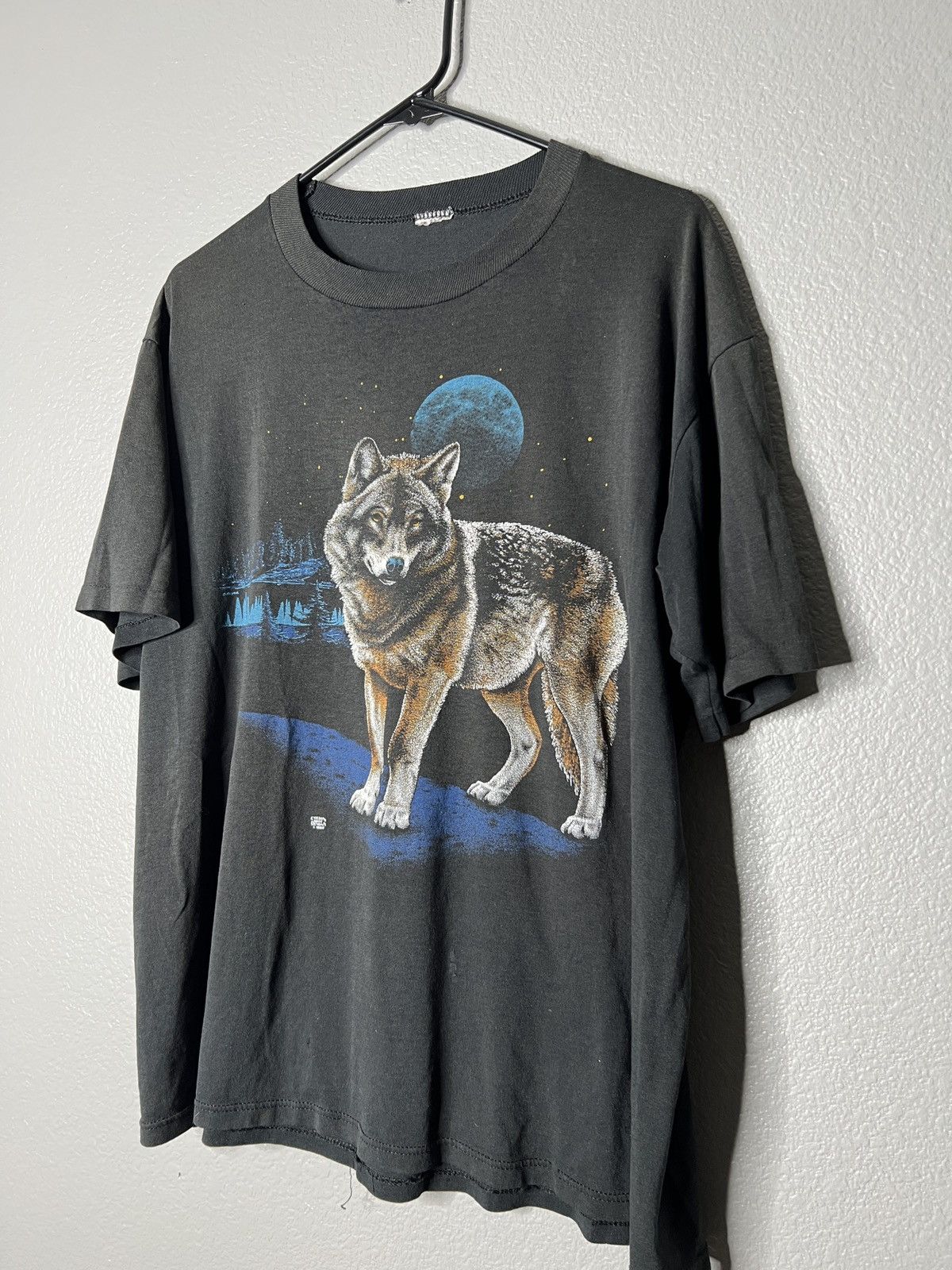 Vintage Vintage Wolf Single Stitch Tee Size US L / EU 52-54 / 3 - 2 Thumbnail