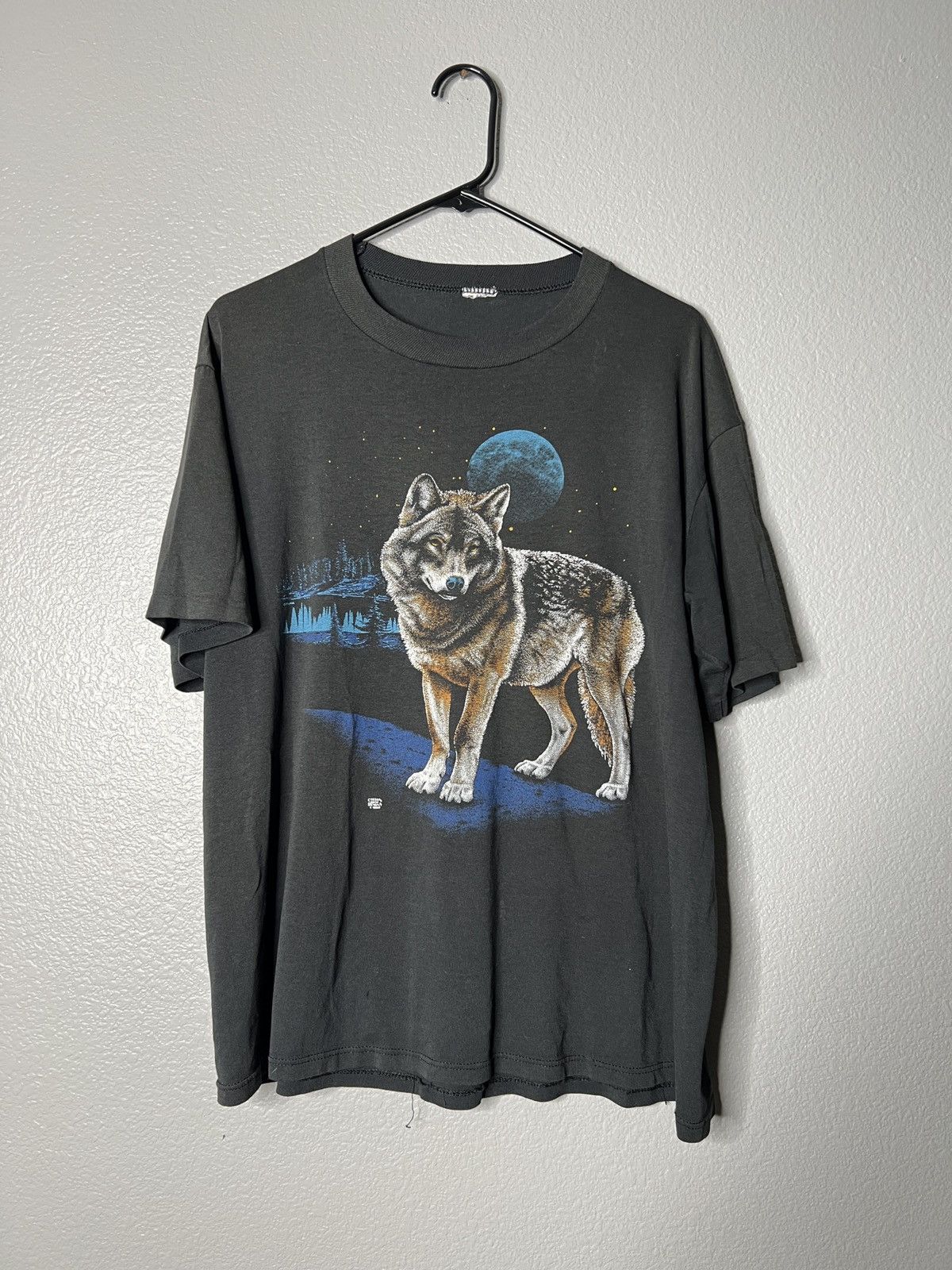 Vintage Vintage Wolf Single Stitch Tee Size US L / EU 52-54 / 3 - 1 Thumbnail