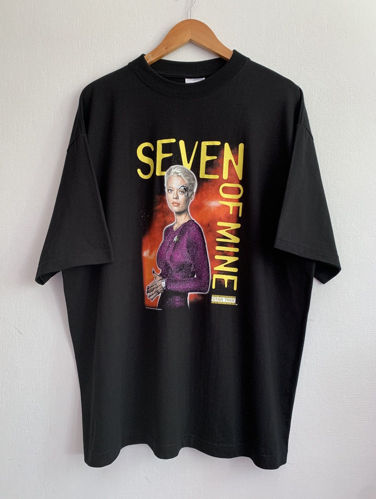 © 2000 Star Trek “SEVEN of MINE” Fan Club T-Shirt