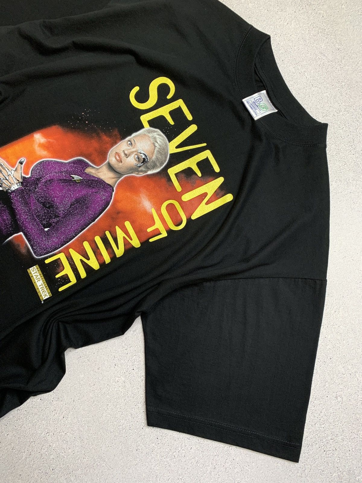 Band Tees © 2000 Star Trek “SEVEN of MINE” Fan Club T-Shirt Size US XL / EU 56 / 4 - 4 Thumbnail