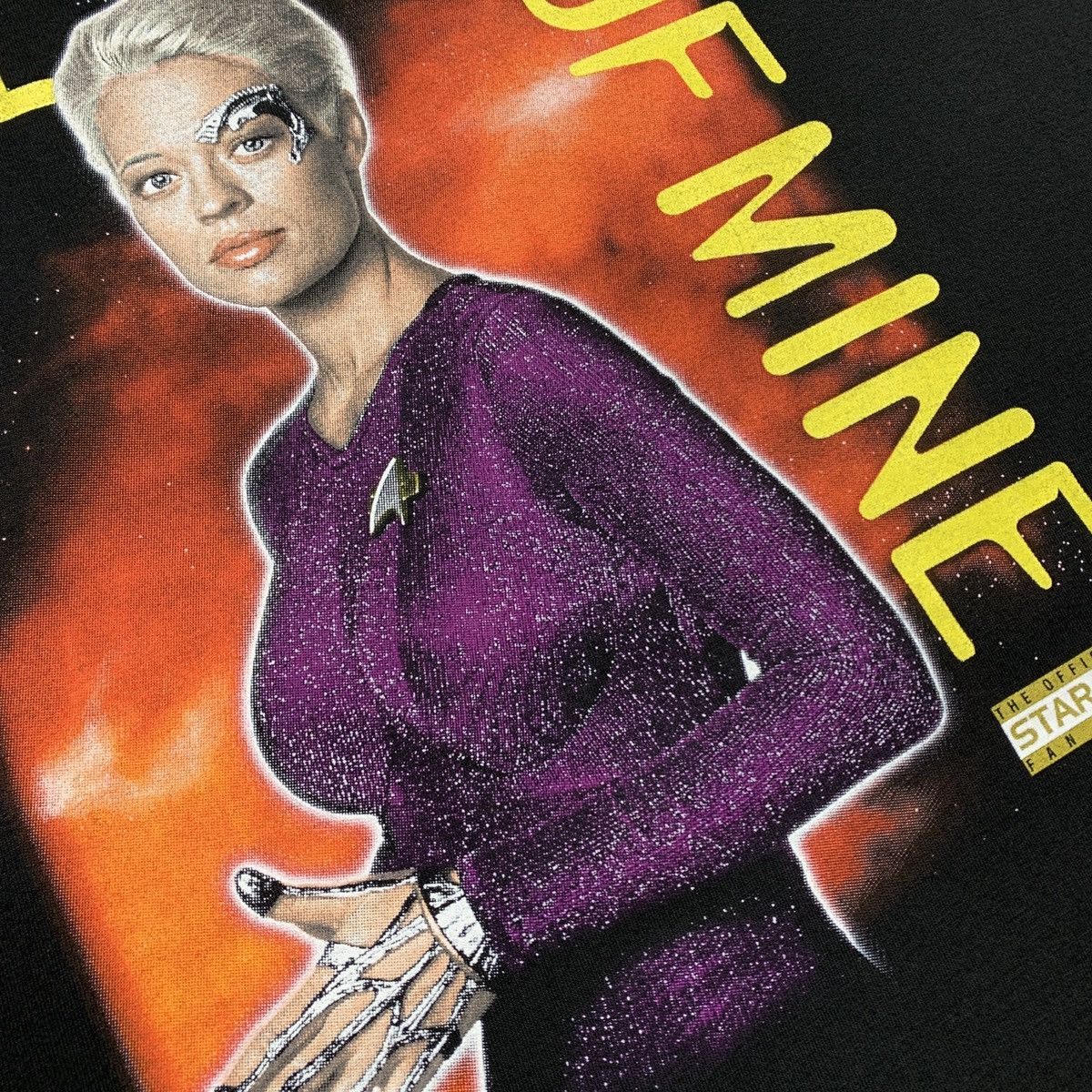 Band Tees © 2000 Star Trek “SEVEN of MINE” Fan Club T-Shirt Size US XL / EU 56 / 4 - 9 Thumbnail