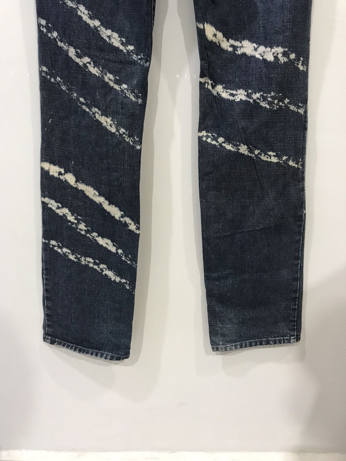 Japanese Brand MODERN Japan Patchwork Acid Samurai Slash Distressed Denim Size US 29 - 15 Thumbnail