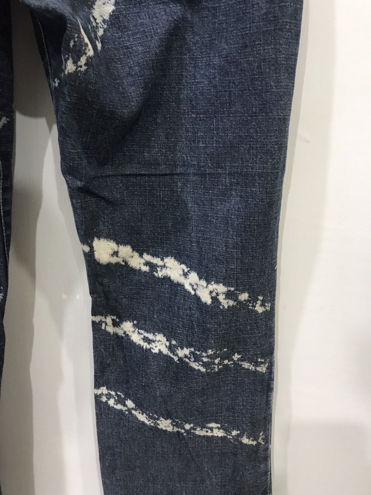 Japanese Brand MODERN Japan Patchwork Acid Samurai Slash Distressed Denim Size US 29 - 13 Thumbnail