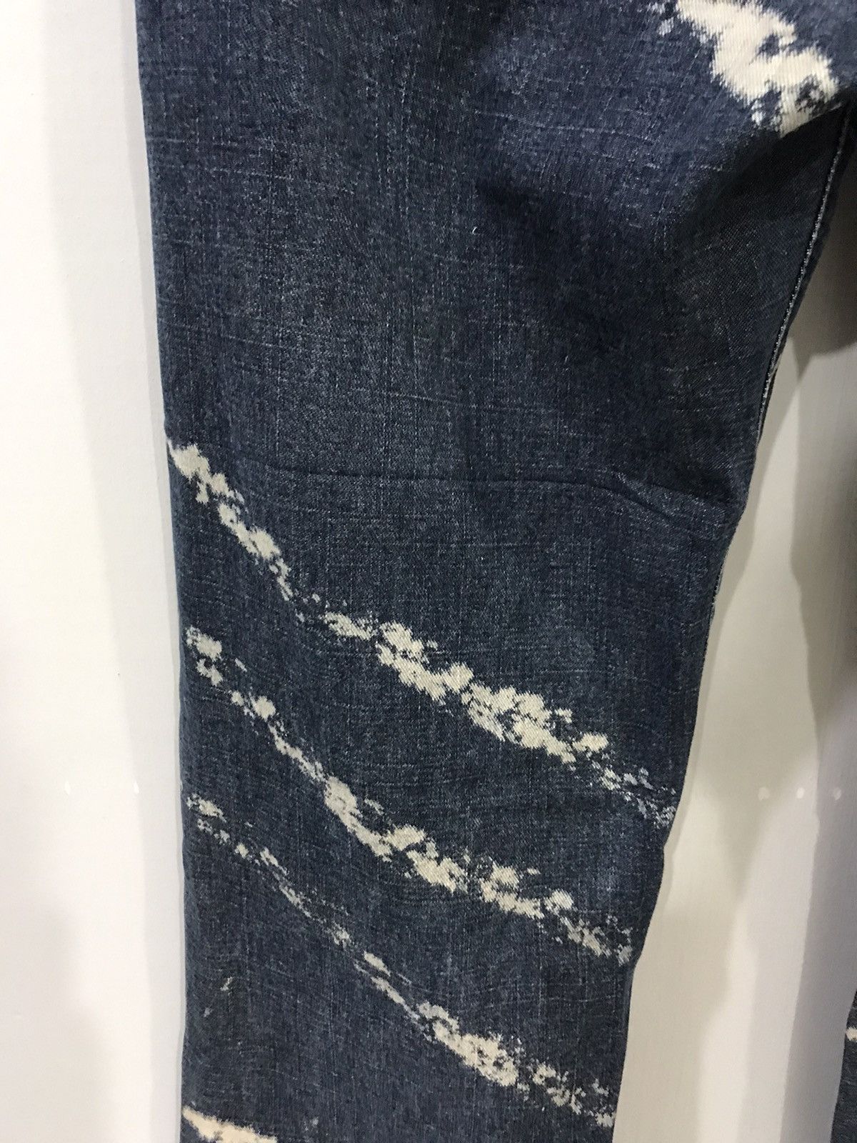 Japanese Brand MODERN Japan Patchwork Acid Samurai Slash Distressed Denim Size US 29 - 14 Thumbnail