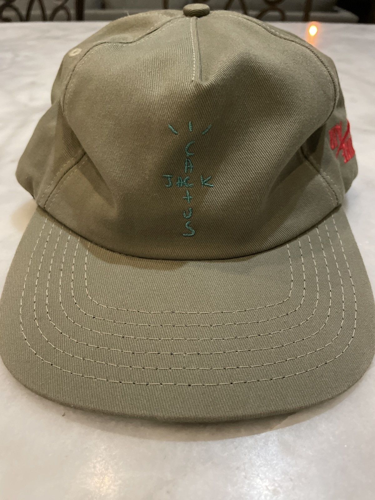 Nike × Travis Scott Travis Scott Nike Hat Olive Size ONE SIZE - 6 Thumbnail