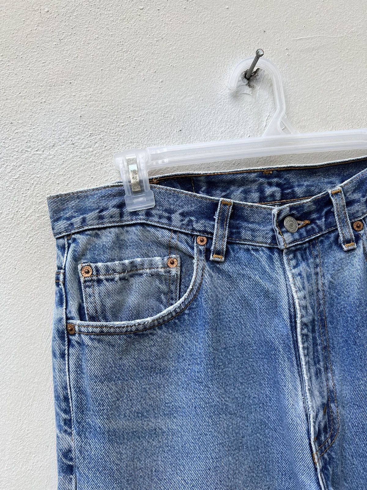 Levi's R1 2000 Levi’s 517 Fade Light Blue Denim Bootcut Jeans Size US 33 - 4 Thumbnail