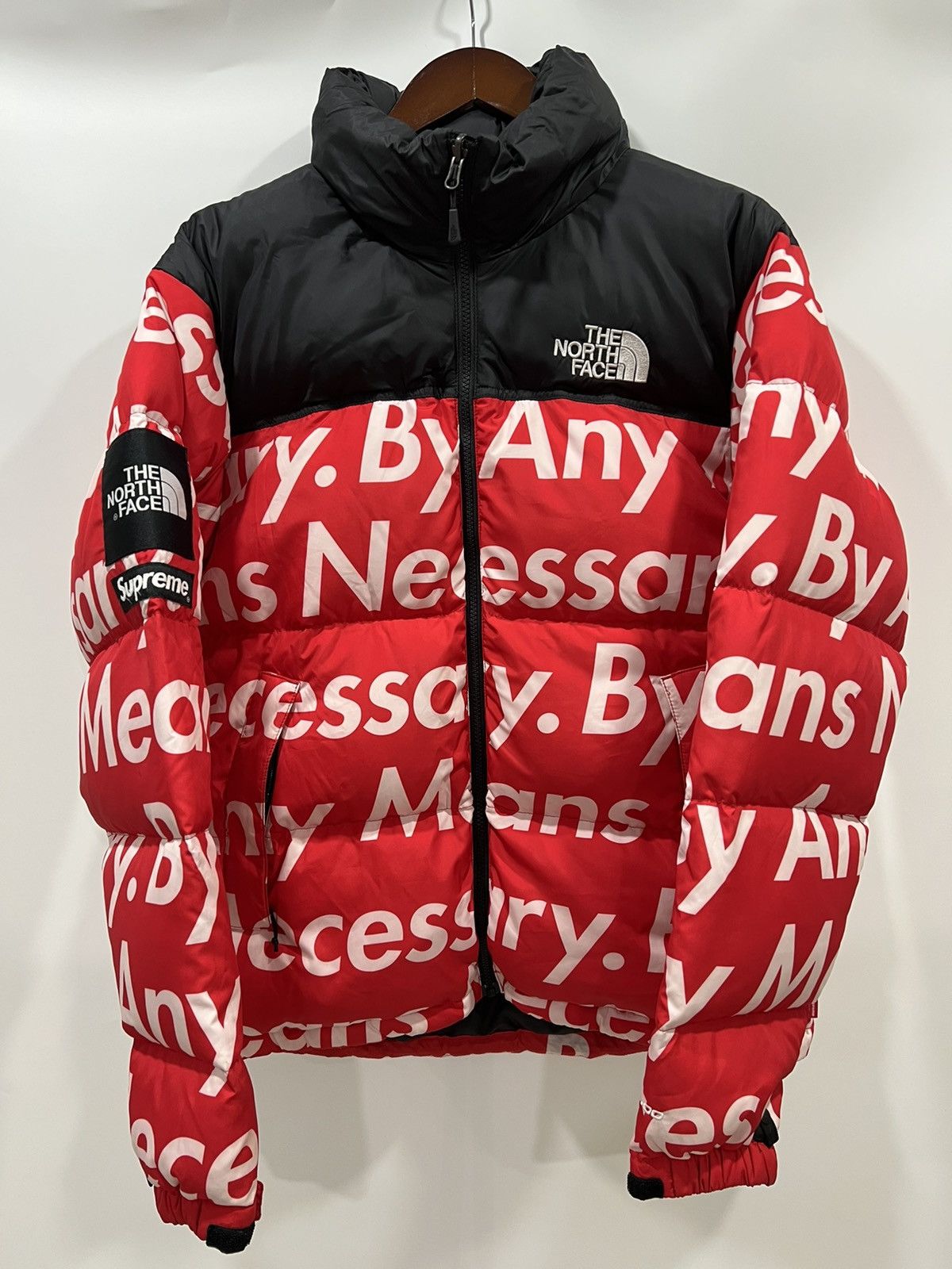 Supreme x The North Face TNF By Any Means Necessary Pullover - Large - Black