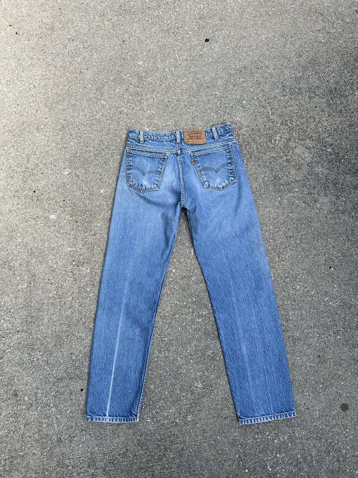Levi's R1 Vintage 90s Levi’s 505 Orange Tab Denim Painter Jeans Size US 30 / EU 46 - 2 Thumbnail
