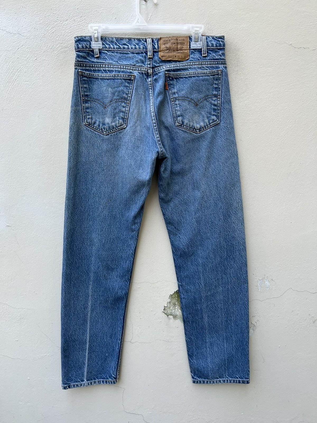 Levi's R1 Vintage 90s Levi’s 505 Orange Tab Denim Painter Jeans Size US 30 / EU 46 - 10 Thumbnail