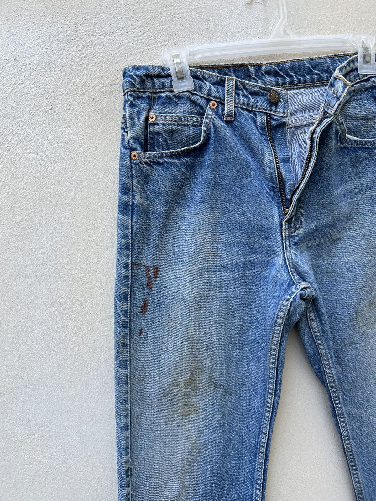 Levi's R1 Vintage 90s Levi’s 505 Orange Tab Denim Painter Jeans Size US 30 / EU 46 - 4 Thumbnail