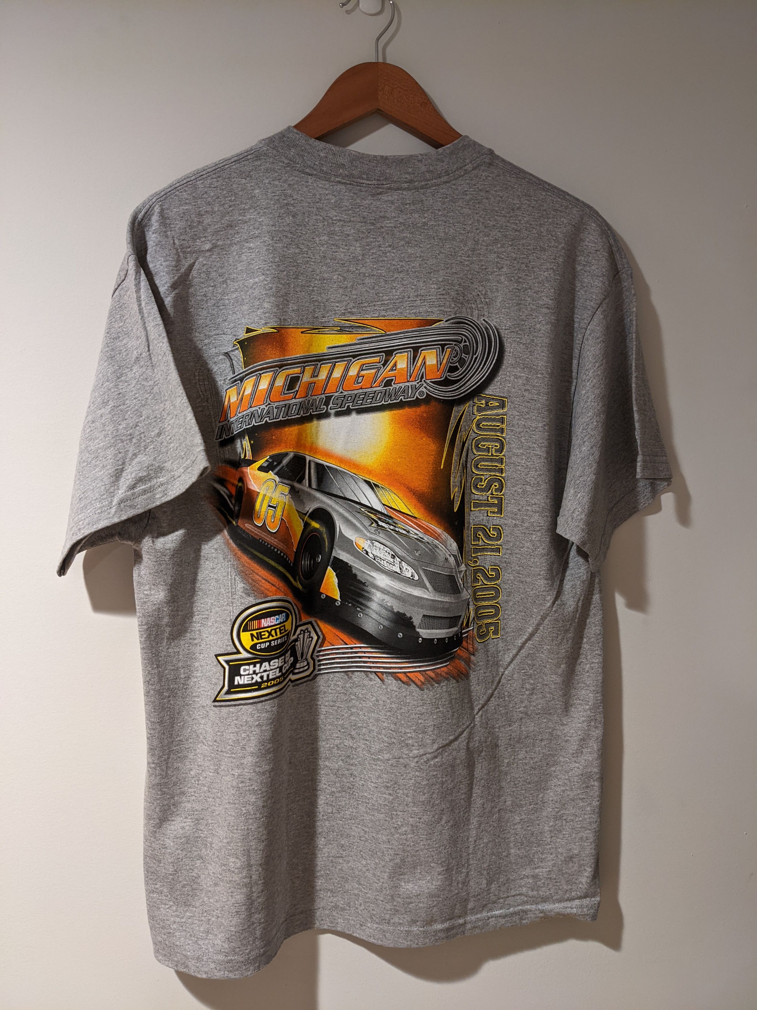 Chase Authentics VINTAGE 2005 NASCAR Michigan International Speedway Shirt Size US L / EU 52-54 / 3 - 3 Thumbnail