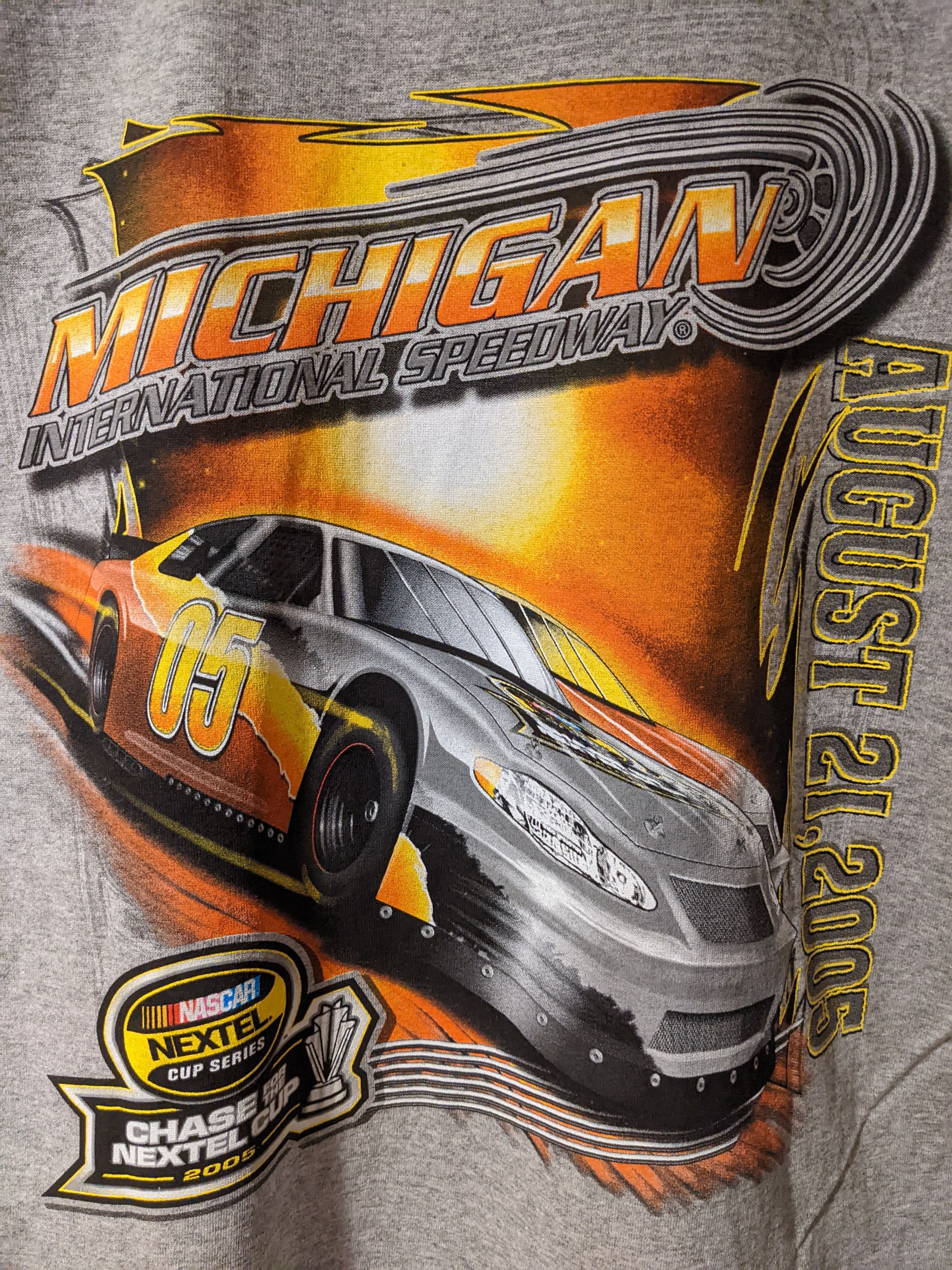 Chase Authentics VINTAGE 2005 NASCAR Michigan International Speedway Shirt Size US L / EU 52-54 / 3 - 4 Thumbnail