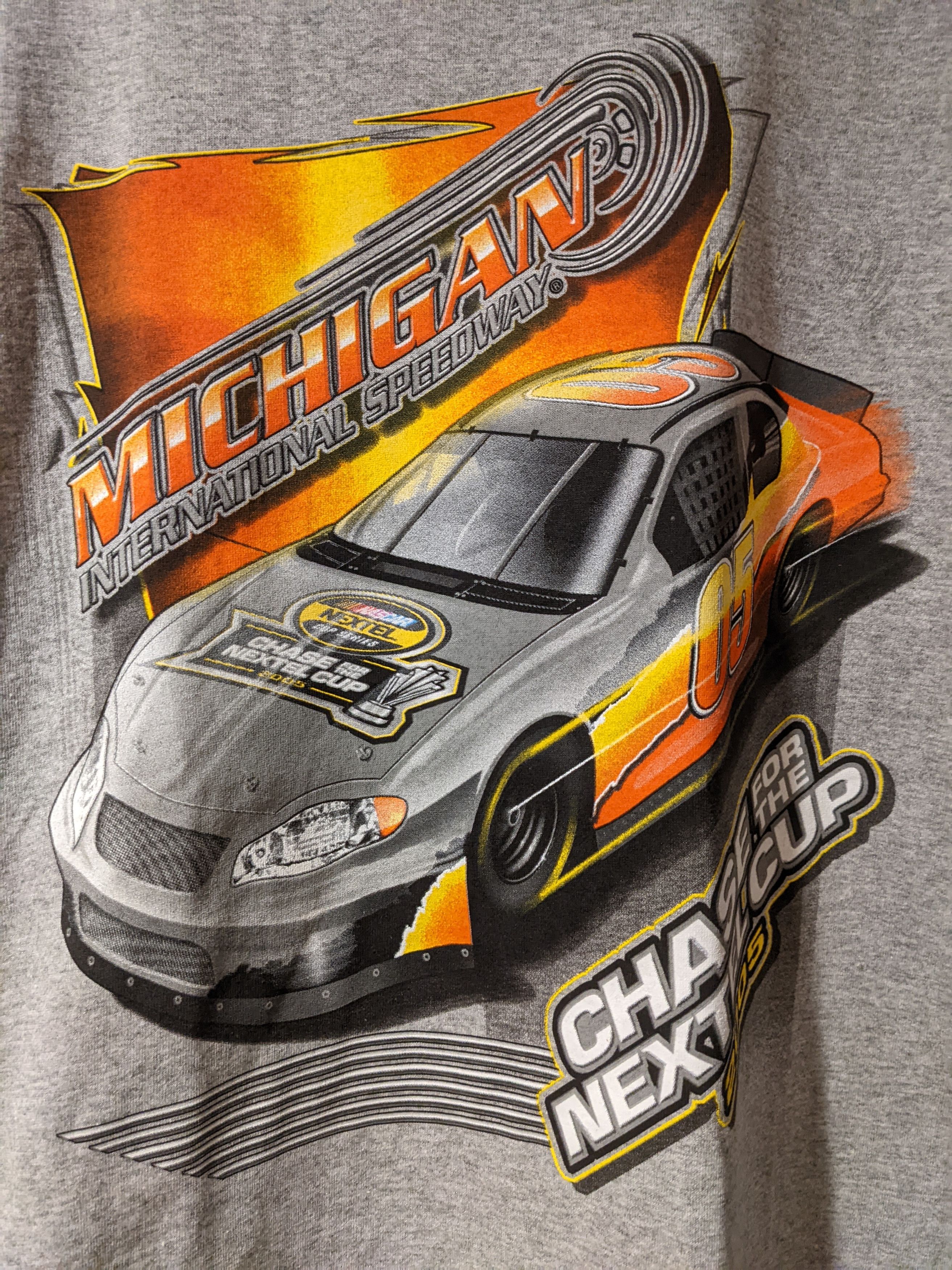 Chase Authentics VINTAGE 2005 NASCAR Michigan International Speedway Shirt Size US L / EU 52-54 / 3 - 2 Thumbnail